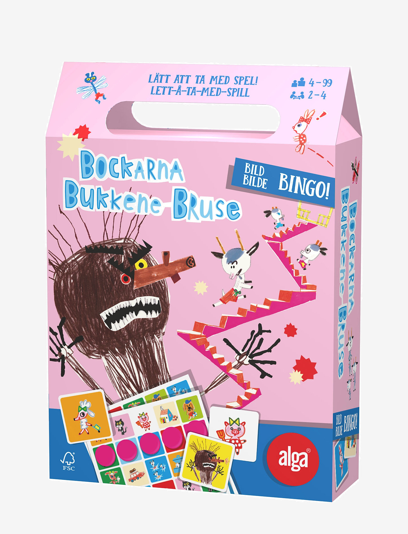 Alga - Bukkene Bruse Bingo - brætspil - multi coloured - 0