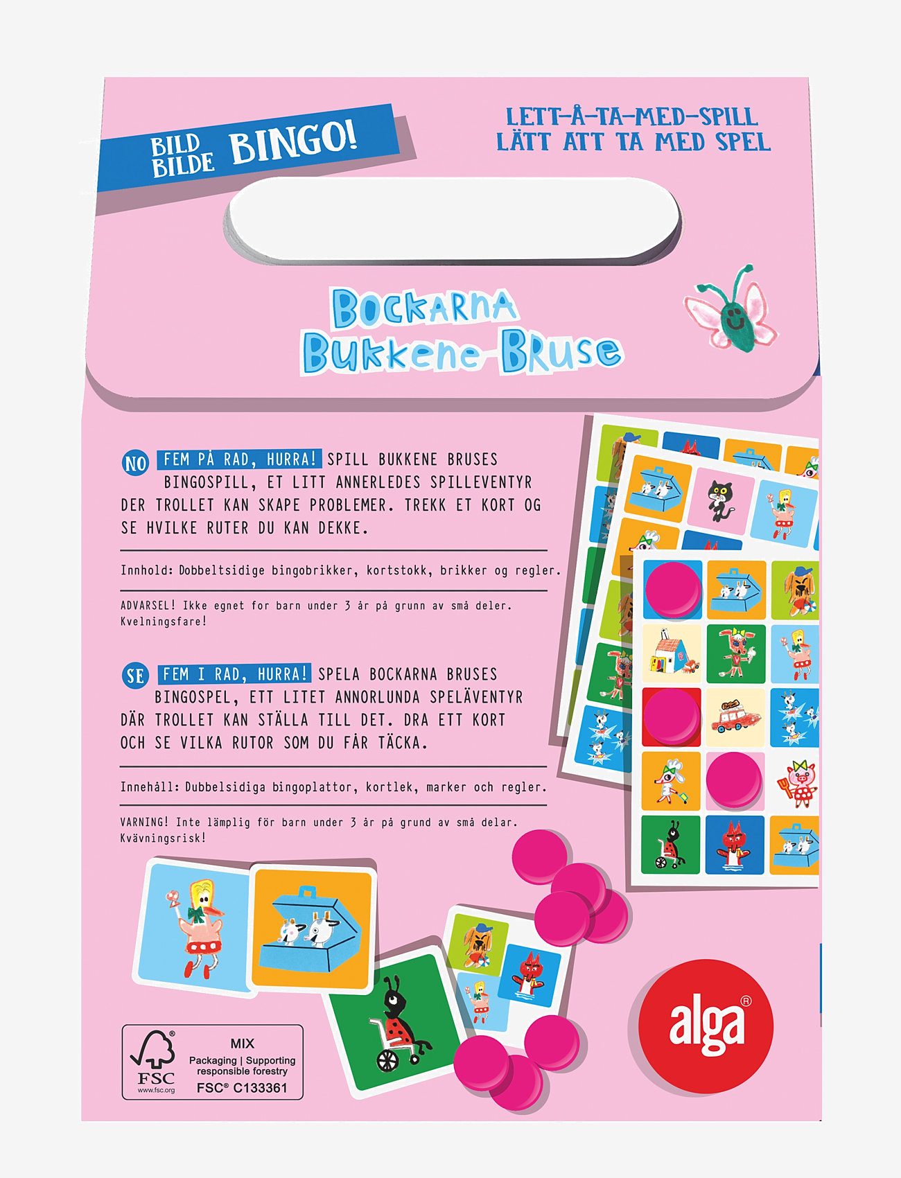 Alga - Bukkene Bruse Bingo - brætspil - multi coloured - 1