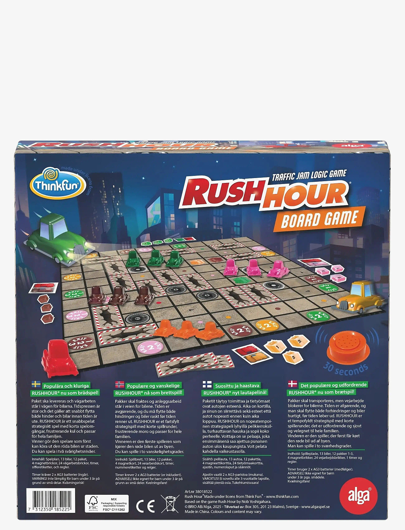 Alga - Rush Hour Board game - brætspil - multi coloured - 3