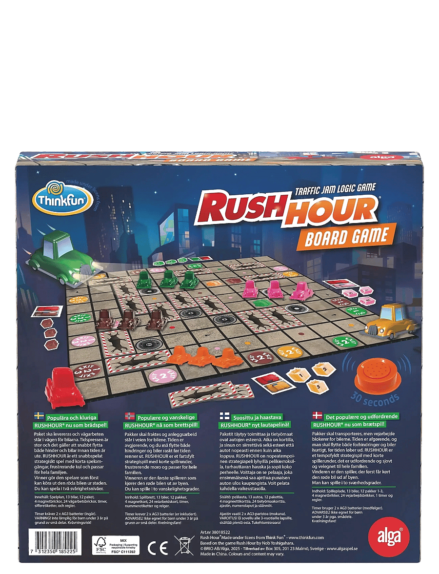 Alga - Rush Hour Board game - brädspel - multi coloured - 3