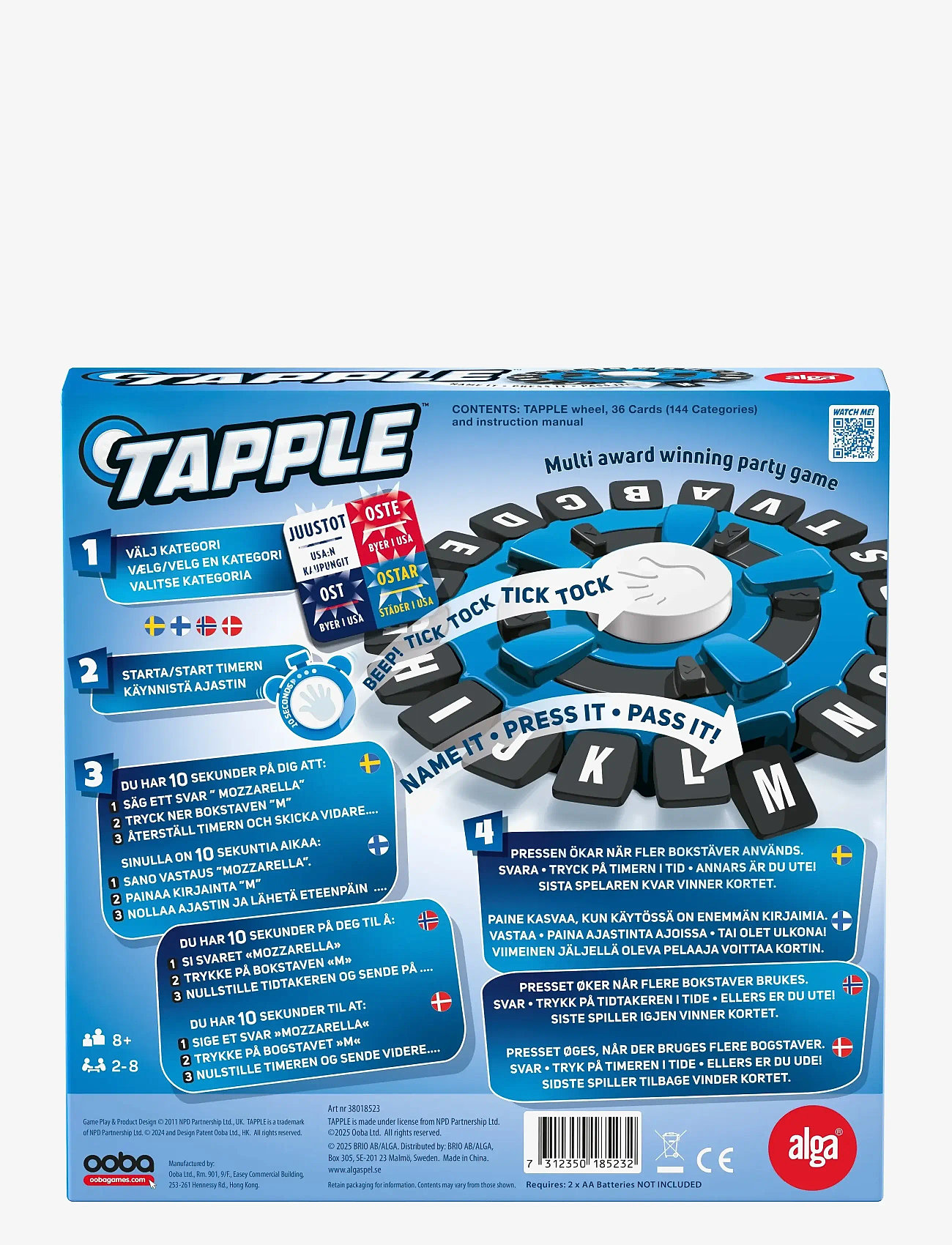 Alga - Tapple - brætspil - multi coloured - 3