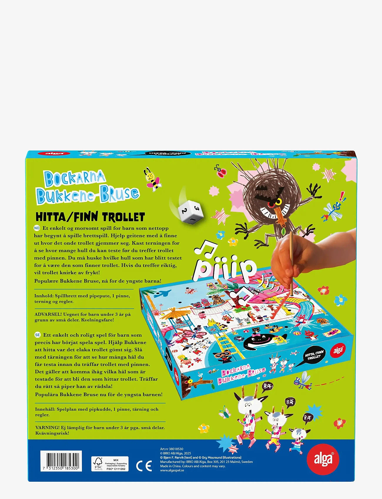 Alga - Hitta trollet (Bockarna Bruse) - brädspel - multi coloured - 1