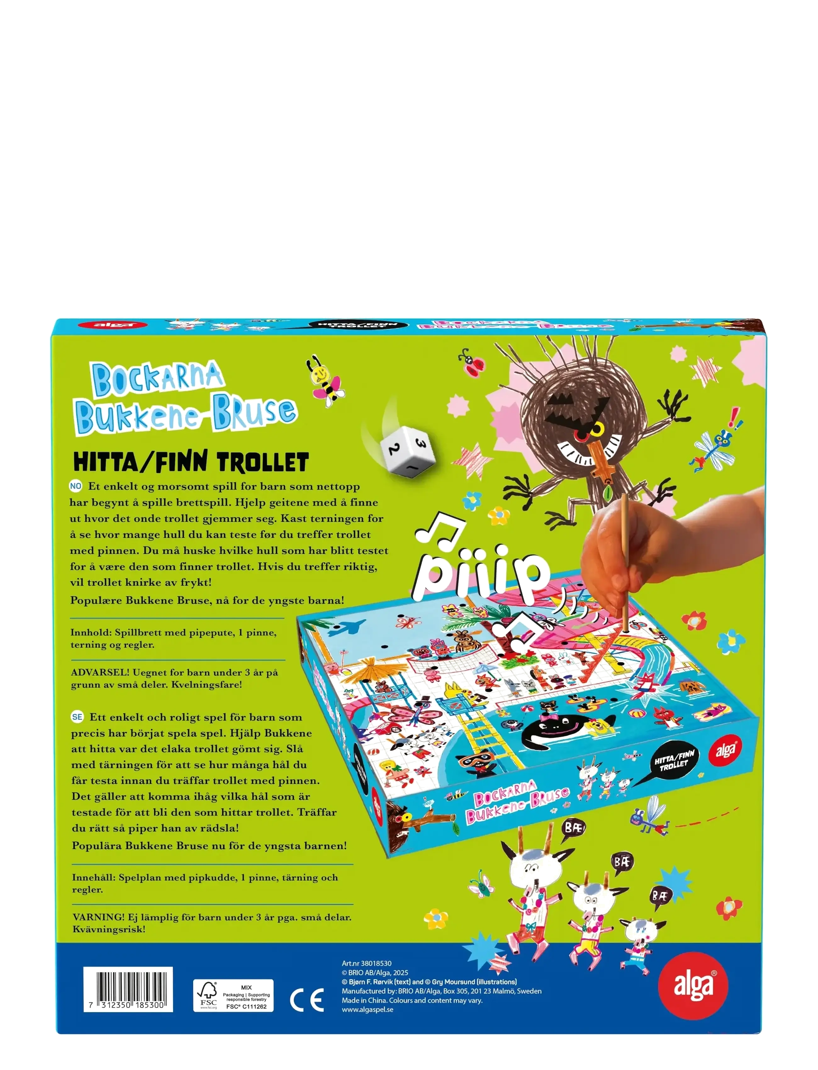 Alga - Hitta trollet (Bockarna Bruse) - spil - multi coloured - 1