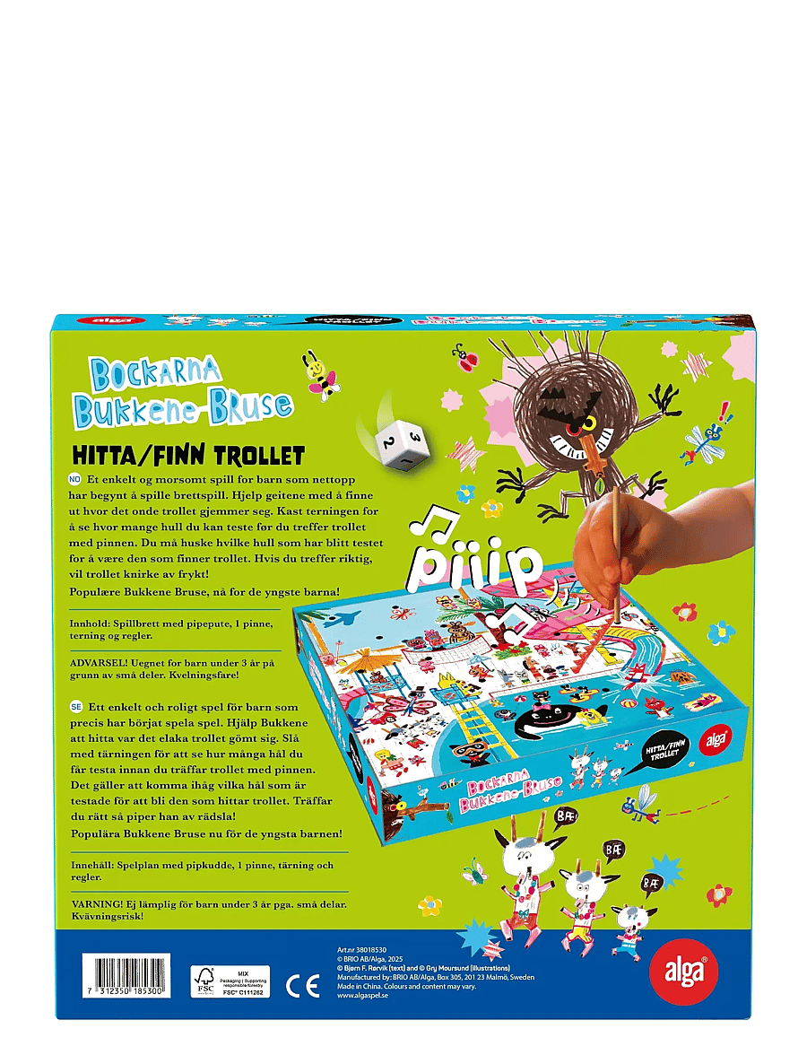 Alga - Hitta trollet (Bockarna Bruse) - spil - multi coloured - 1