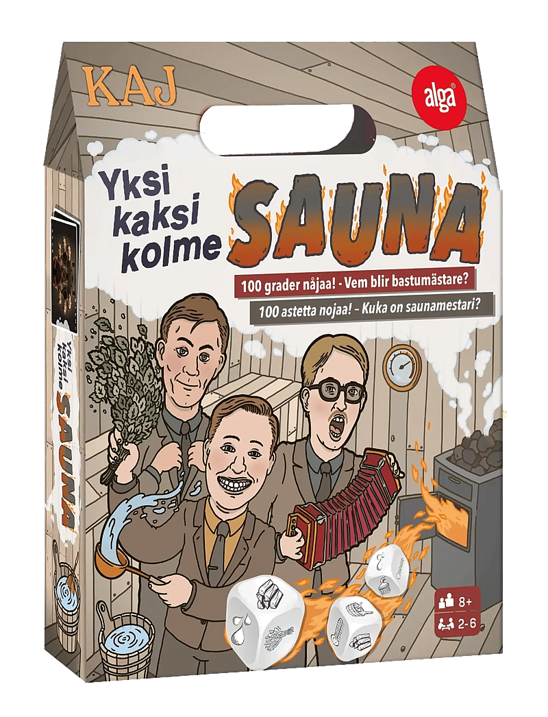 Alga - Kaj - Sauna partygame - kortspil - multi coloured - 0