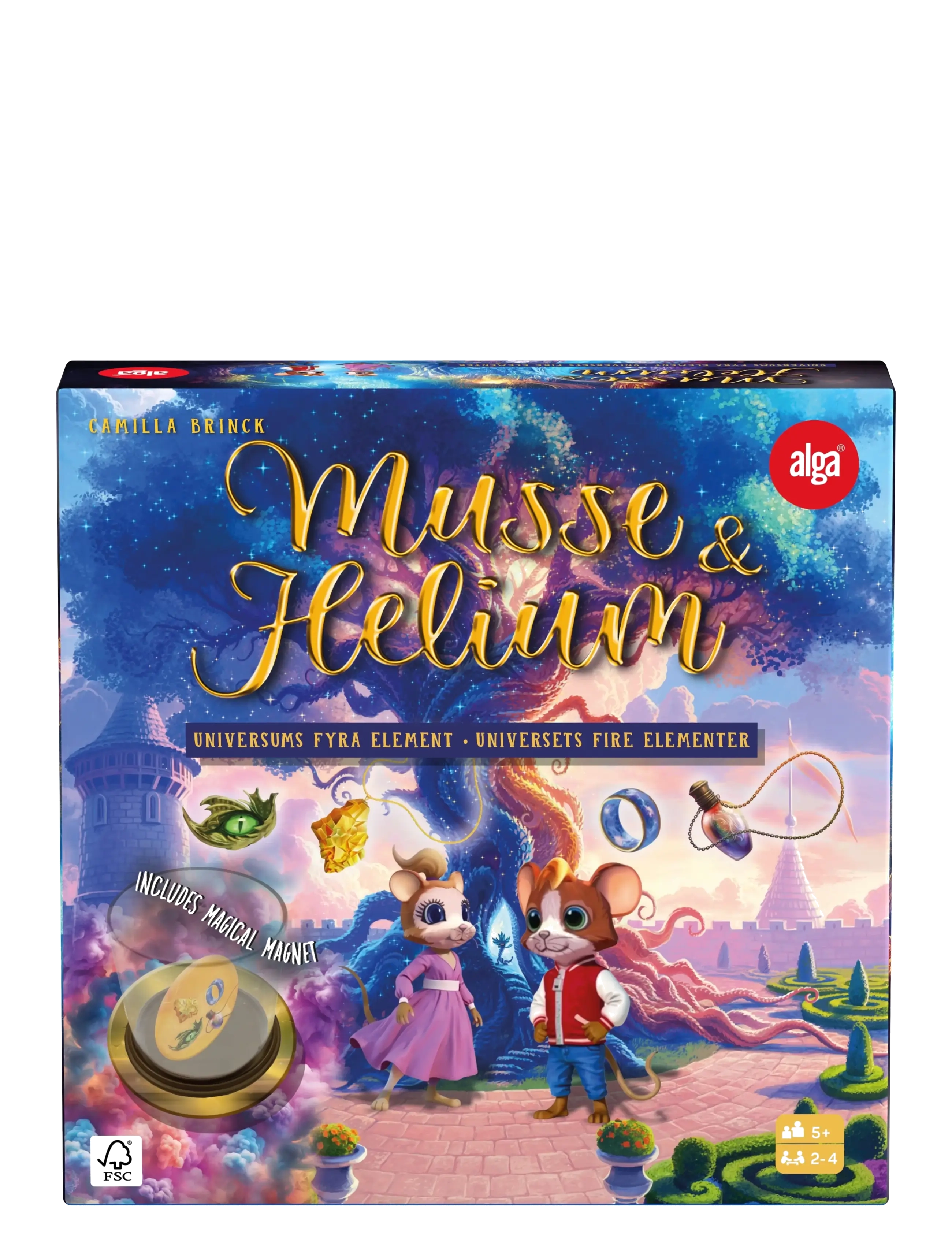 Alga - Musse & Helium Universets fire elementer - multi coloured - 1