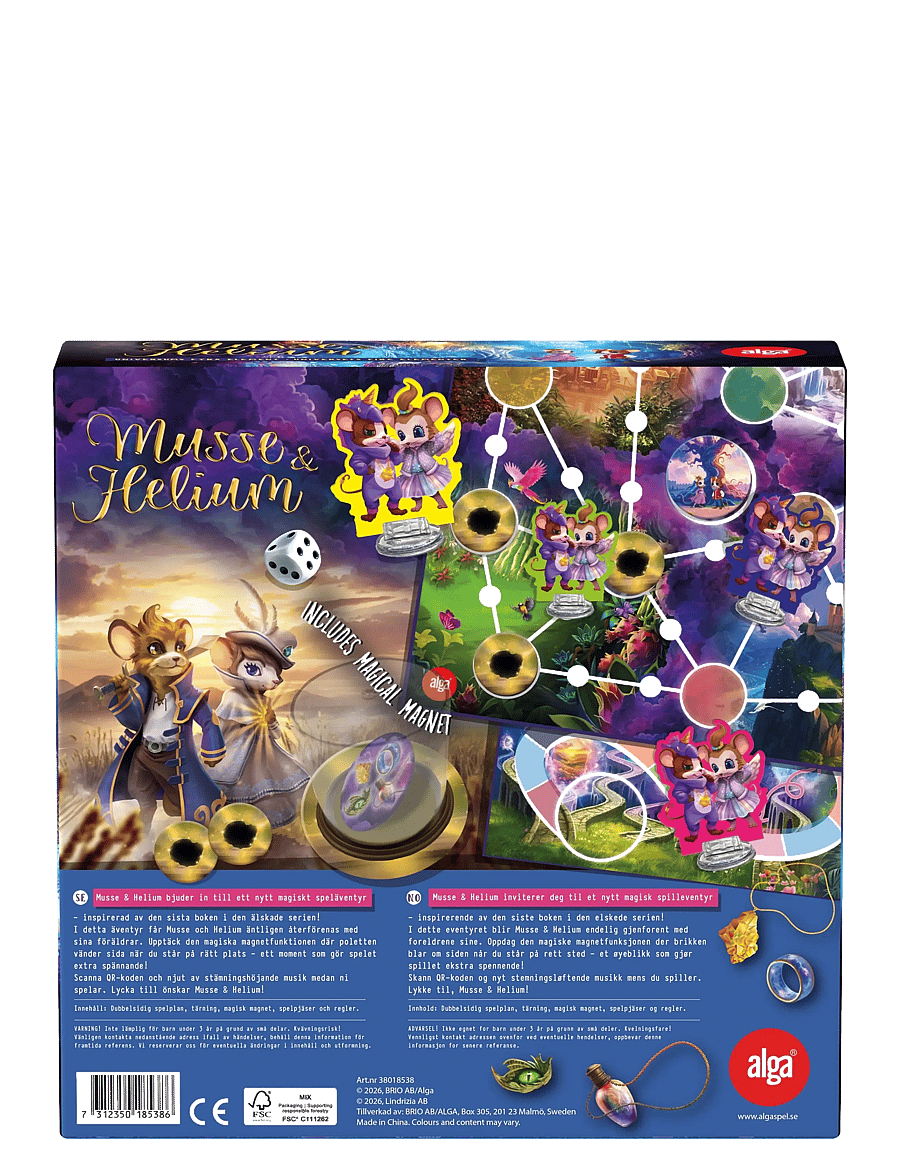 Alga - Musse & Helium Universums fyra element - brädspel - multi coloured - 3