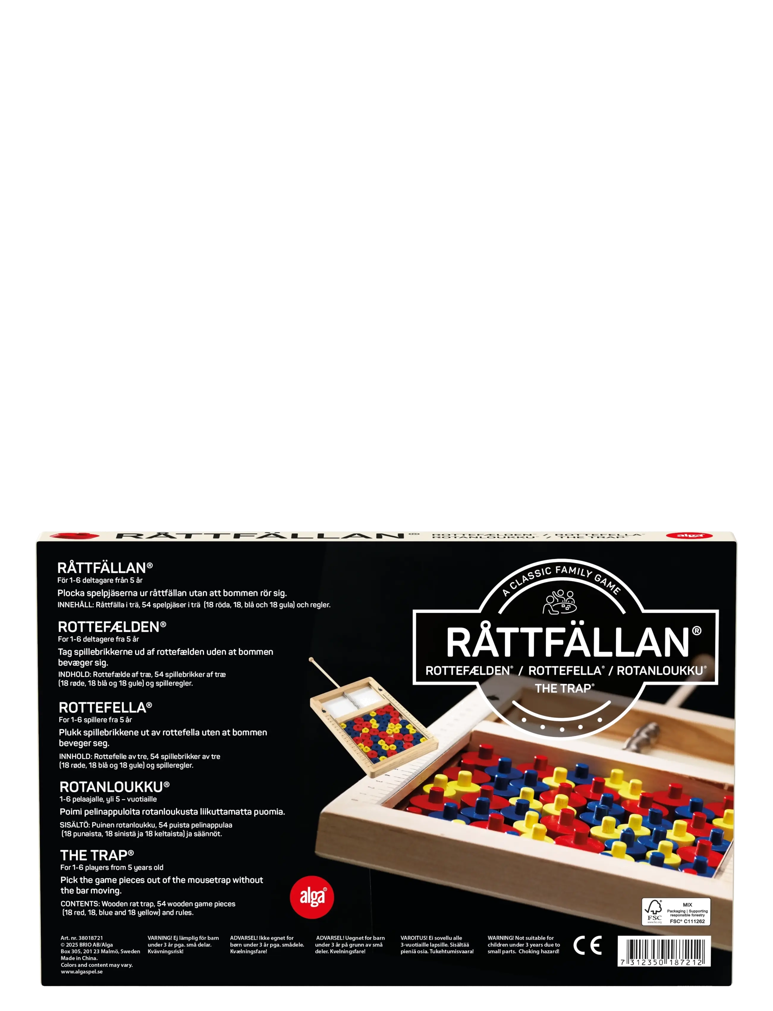 Alga - Råttfällan - brädspel - multi coloured - 2