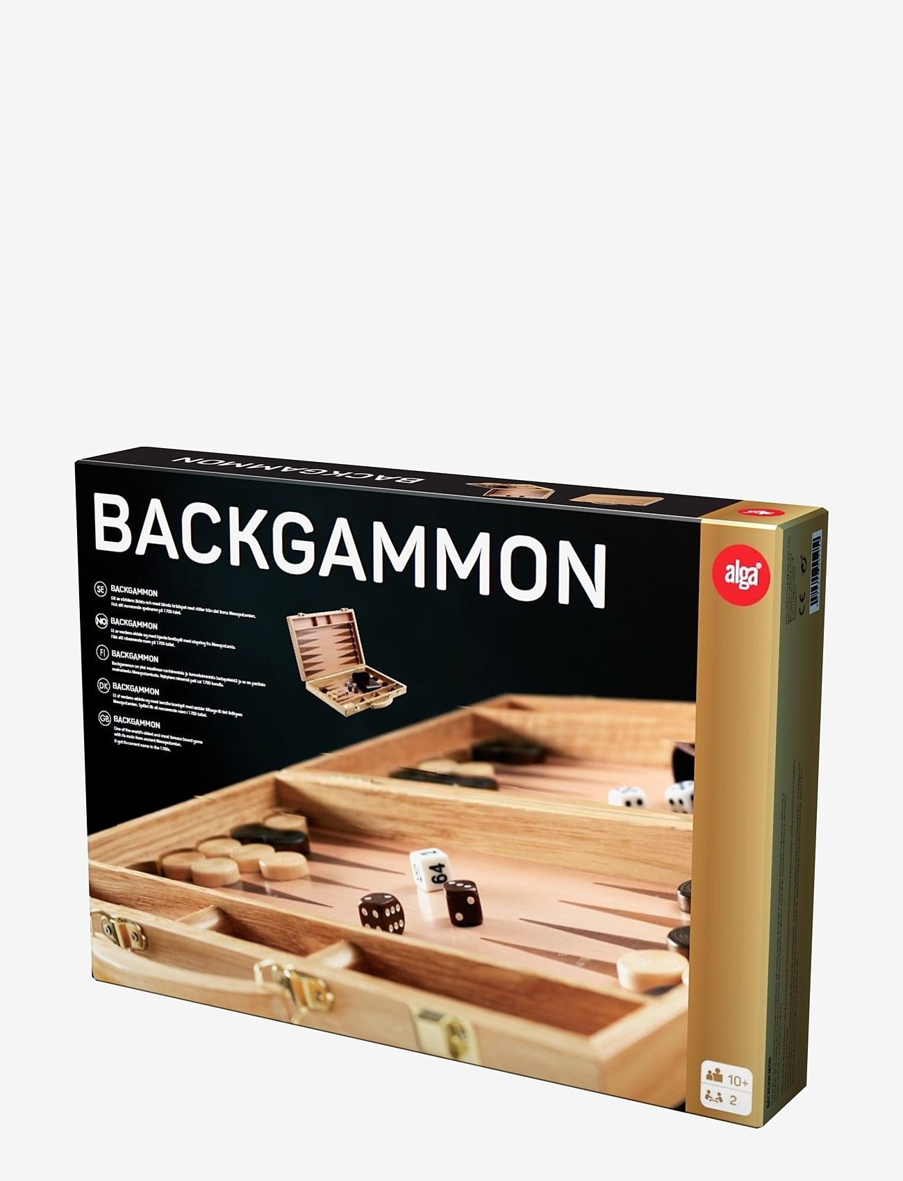 Alga - Backgammon - brädspel - multi coloured - 0