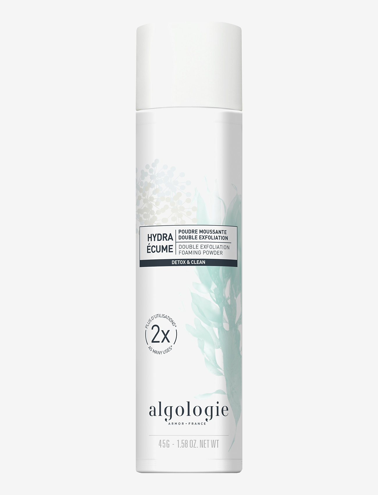 Algologie - Double Exfoliating Foaming Powder - skrub & exfoliering - krop - clear - 0