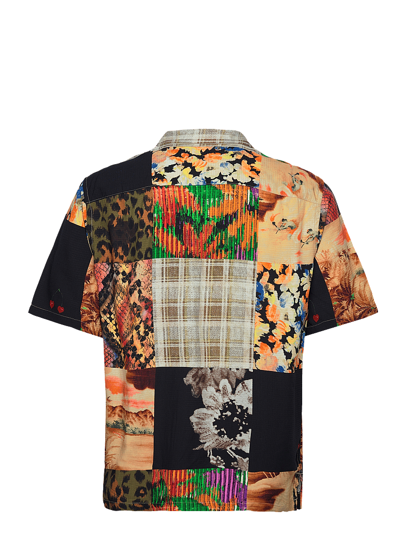 AllSaints - 24-M013SC PATCHE SS SHIRT - kurzarmhemden - 00 cadet black - 1