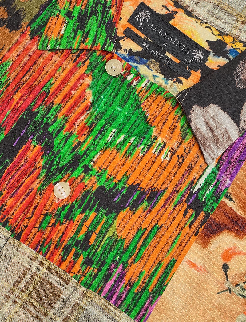 AllSaints - 24-M013SC PATCHE SS SHIRT - kurzarmhemden - 00 cadet black - 3