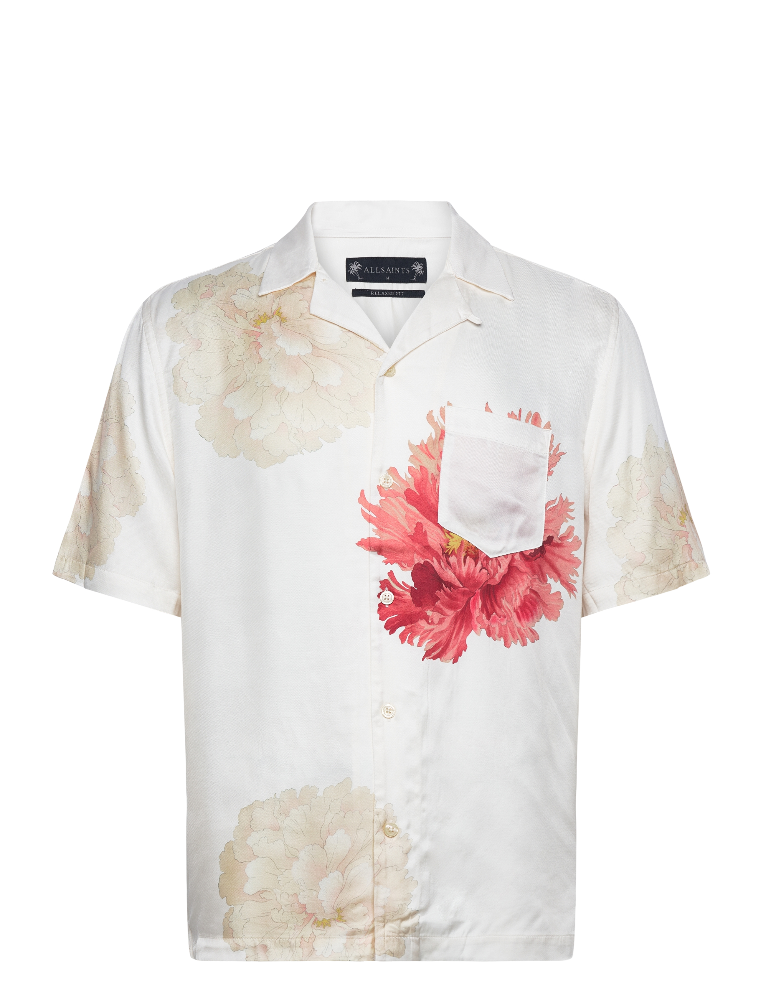 AllSaints 24-M058SC FLEUR SS SHIRT - Kleidung - 99 WHITE / white