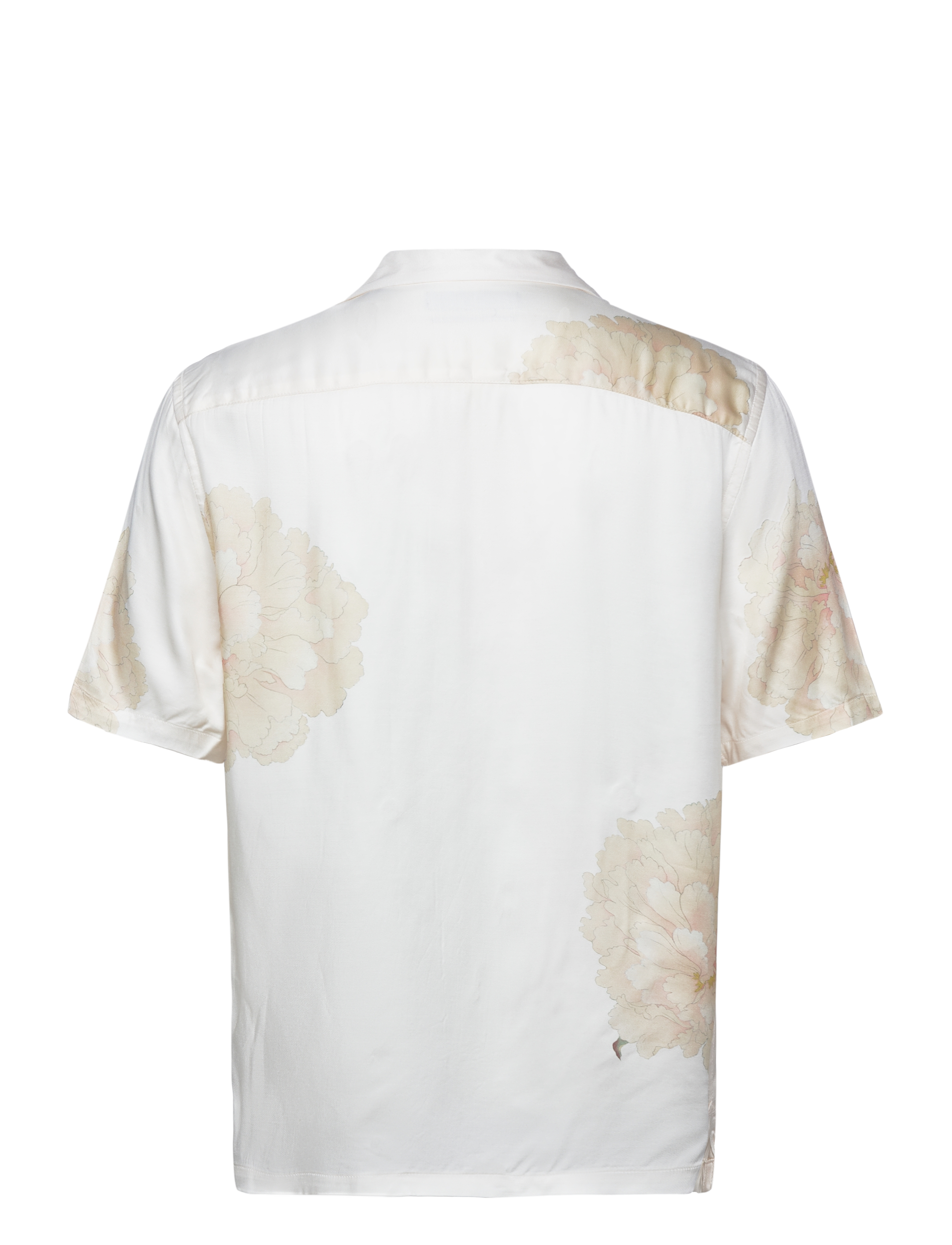 AllSaints - 24-M058SC FLEUR SS SHIRT - kortärmade skjortor - 99 white - 1