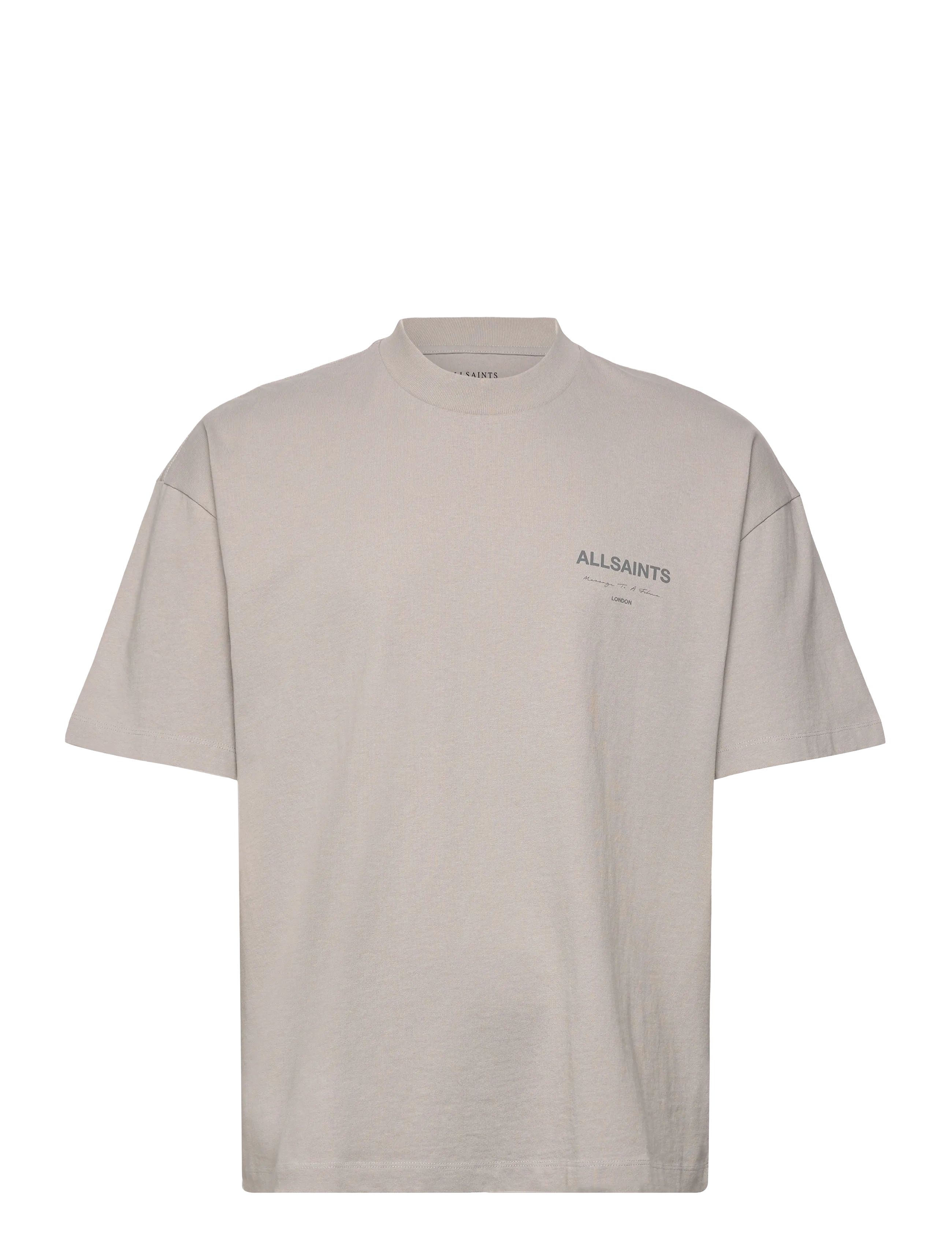 AllSaints FUTURE SS CREW - Kurzärmelige - CARBON GREY / grey