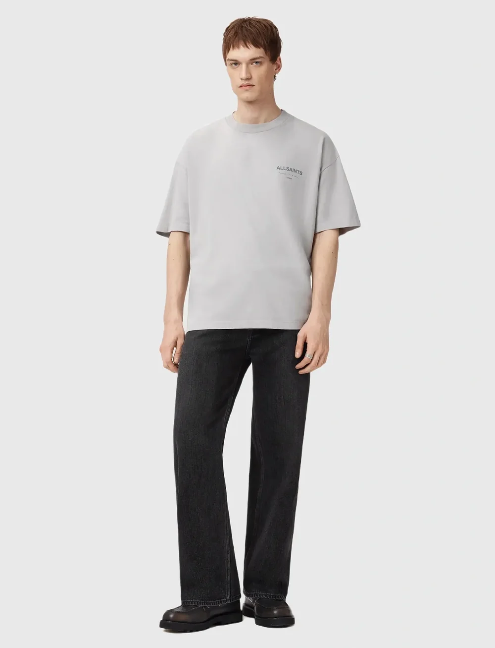AllSaints - FUTURE SS CREW - lühikeste varrukatega t-särgid - carbon grey - 5