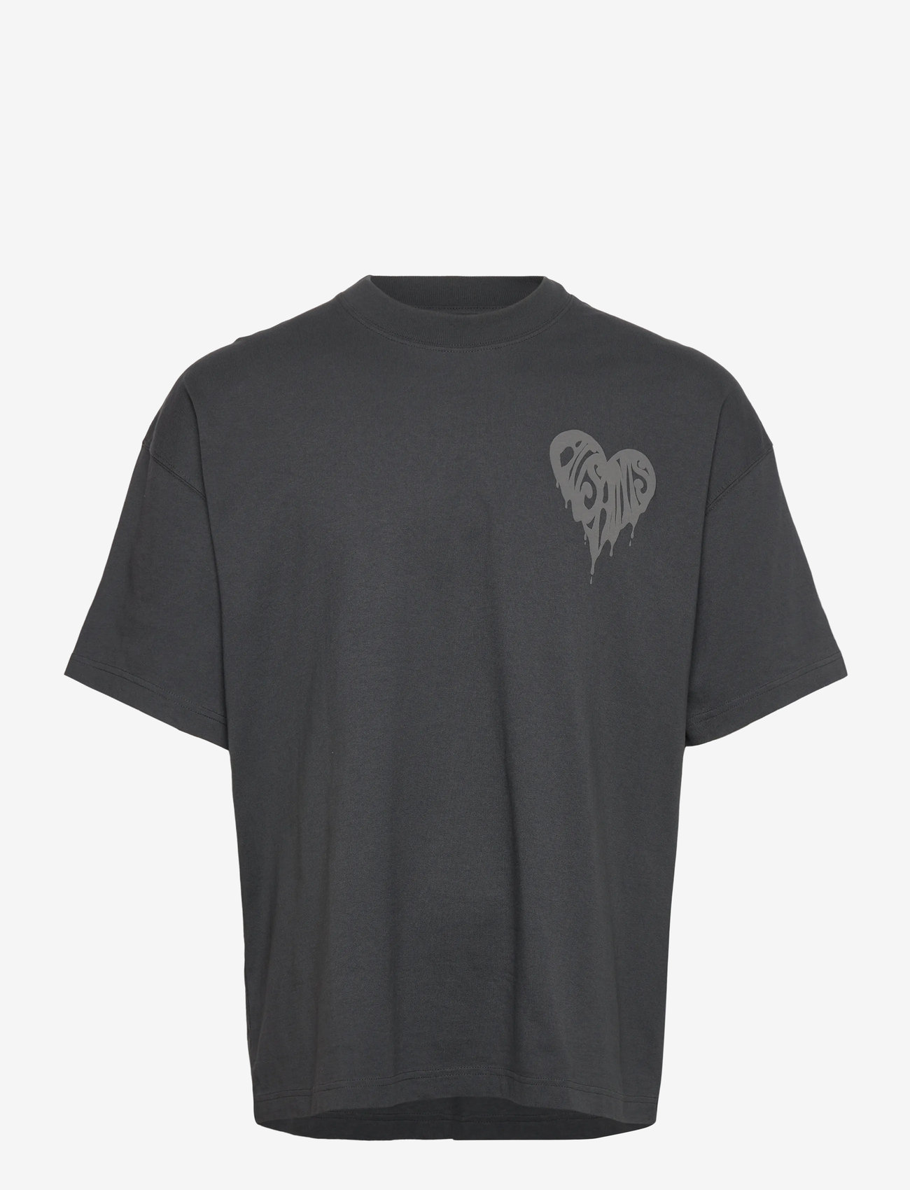 AllSaints - TRIP SS CREW - kurzärmelig - washed black - 1
