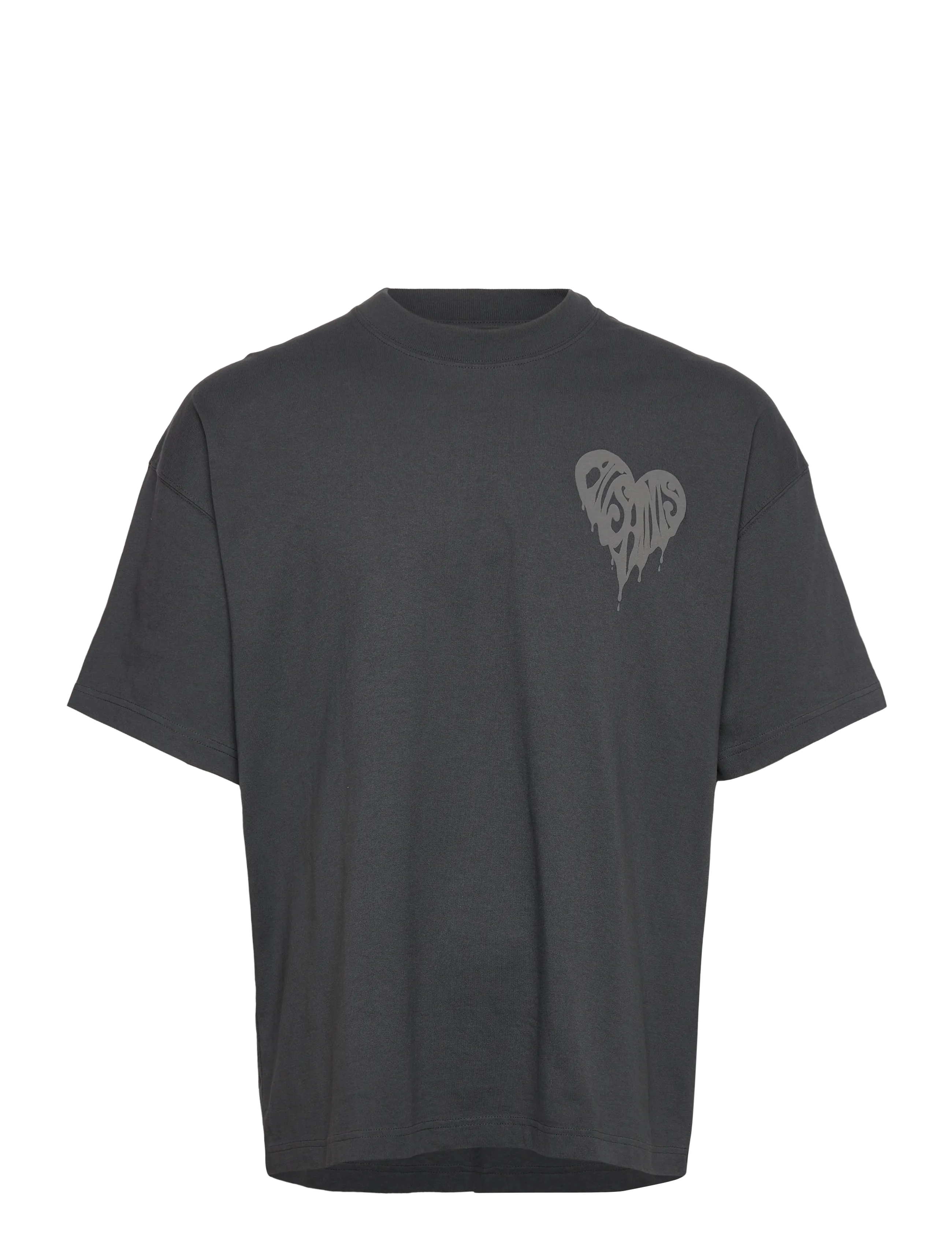 AllSaints TRIP SS CREW - Kleidung - WASHED BLACK / grey