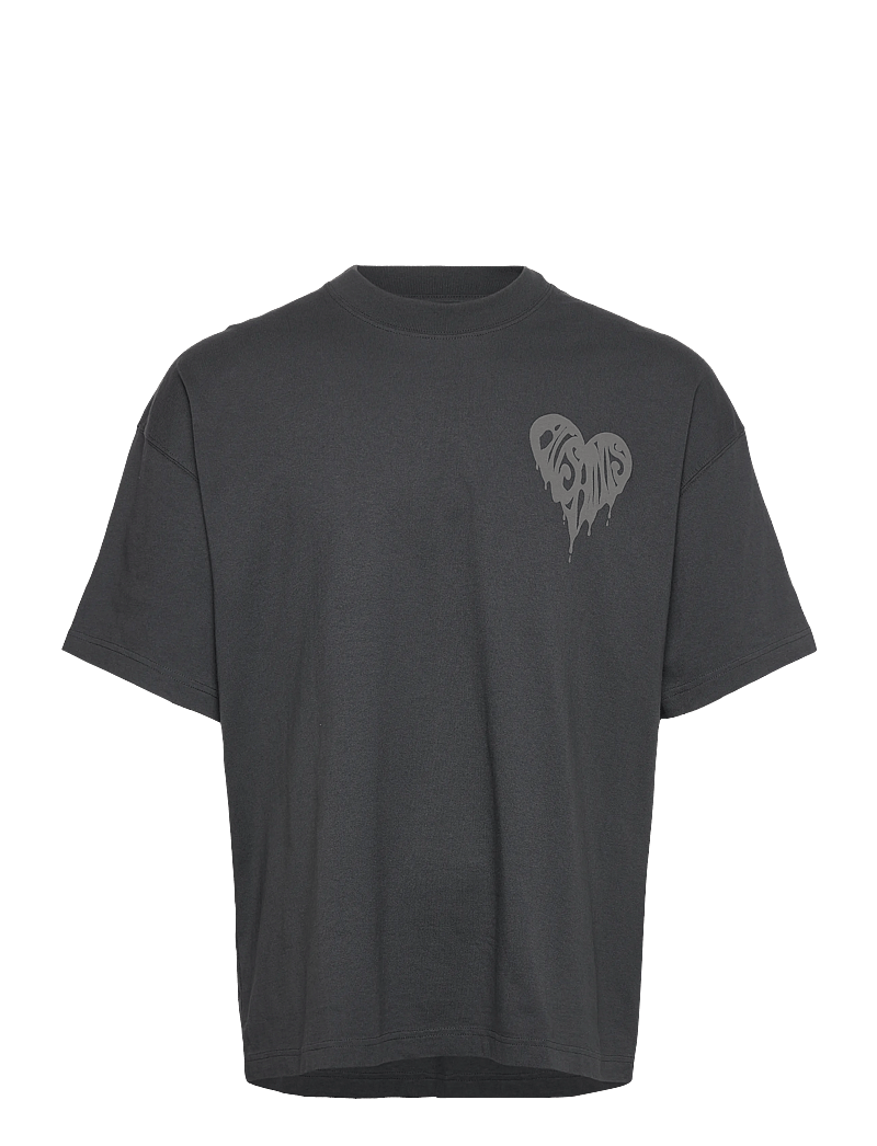 AllSaints - TRIP SS CREW - kurzärmelig - washed black - 1