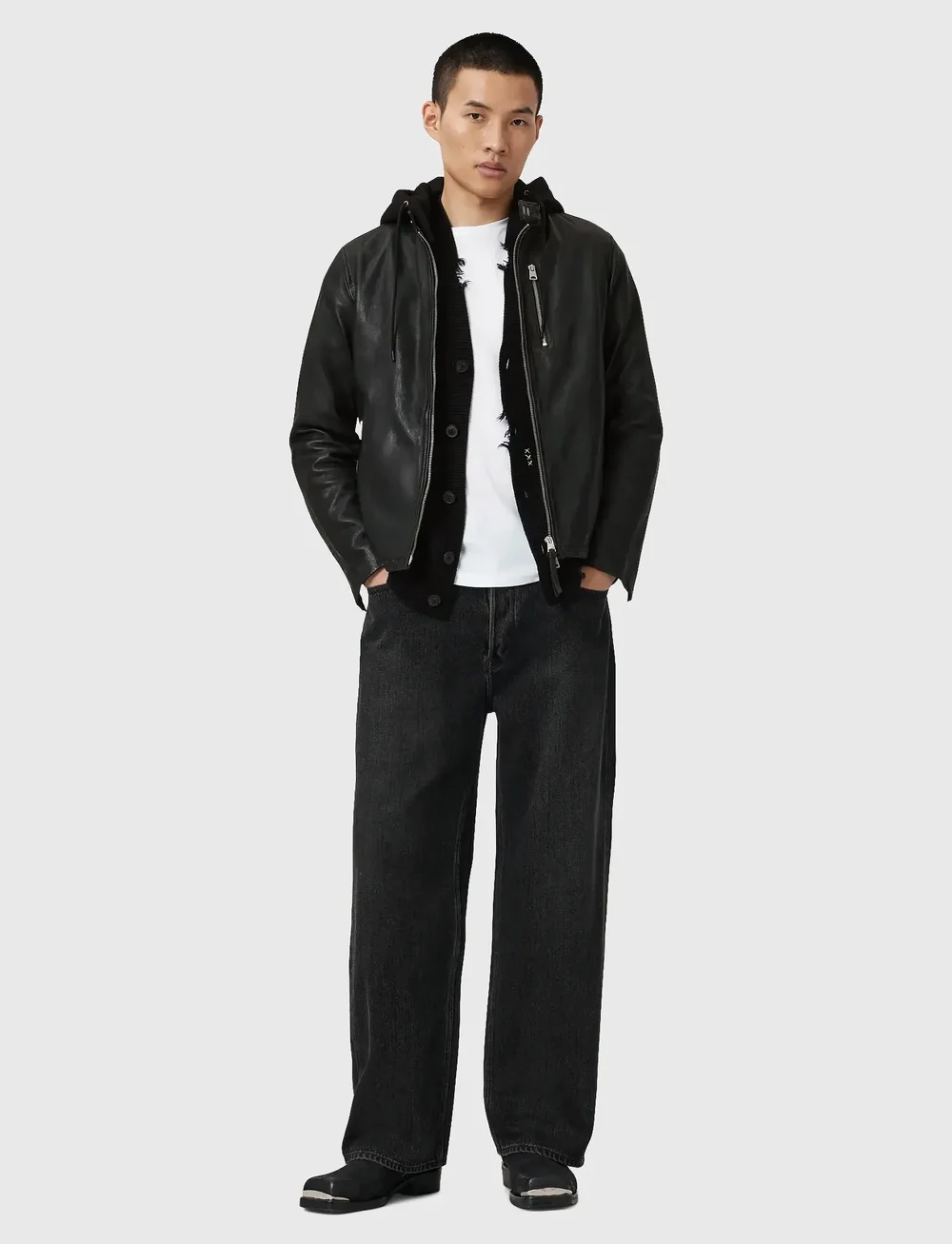 AllSaints - ASHTON JACKET - efterårsjakker - black - 4