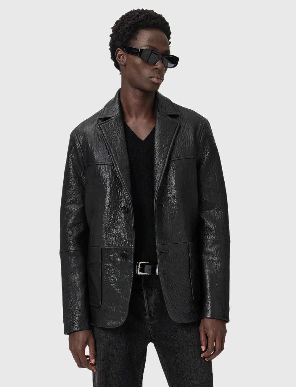 AllSaints - SHADWELL BLAZER - haustjakkar - black - 4