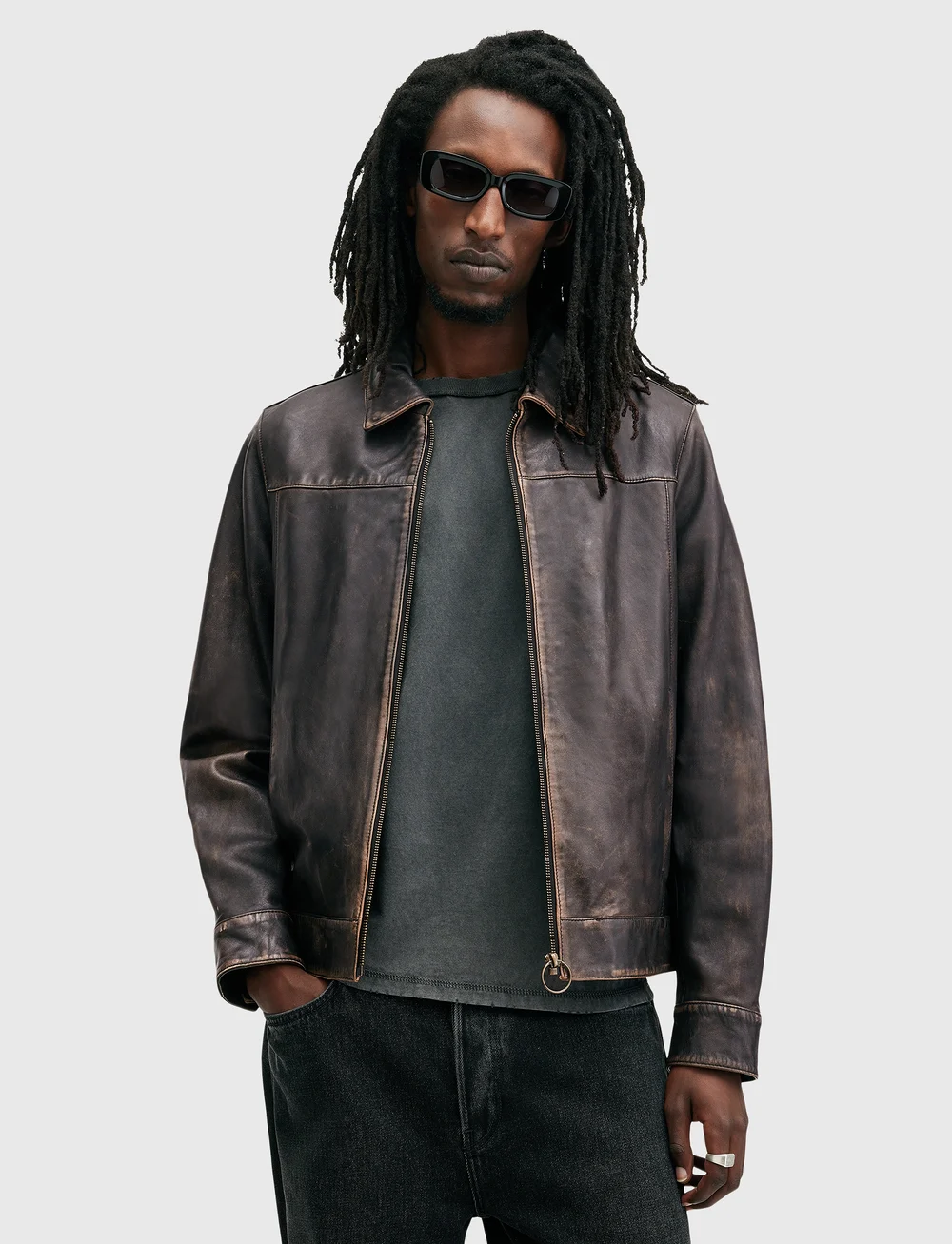 AllSaints Alkan Jacket 525 Buy Light Jackets from AllSaints online at Boozt . Fast delivery and easy returns