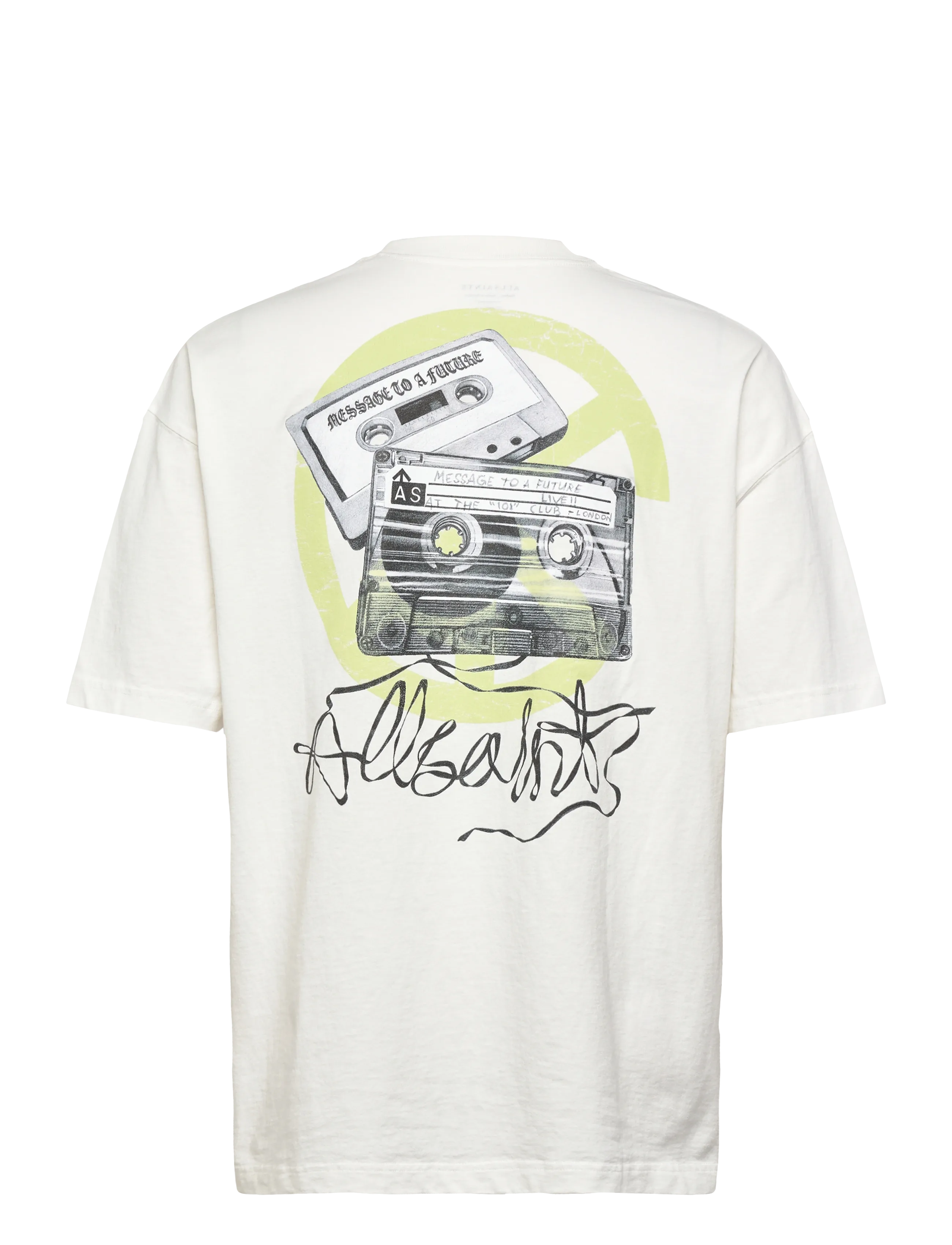 AllSaints - REEL SS CREW - kurzärmelige - chalk white - 2