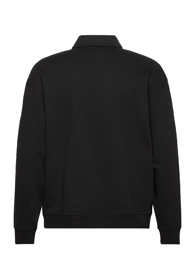 AllSaints - XANDER SWEAT POLO - dressipluusid - jet black - 2