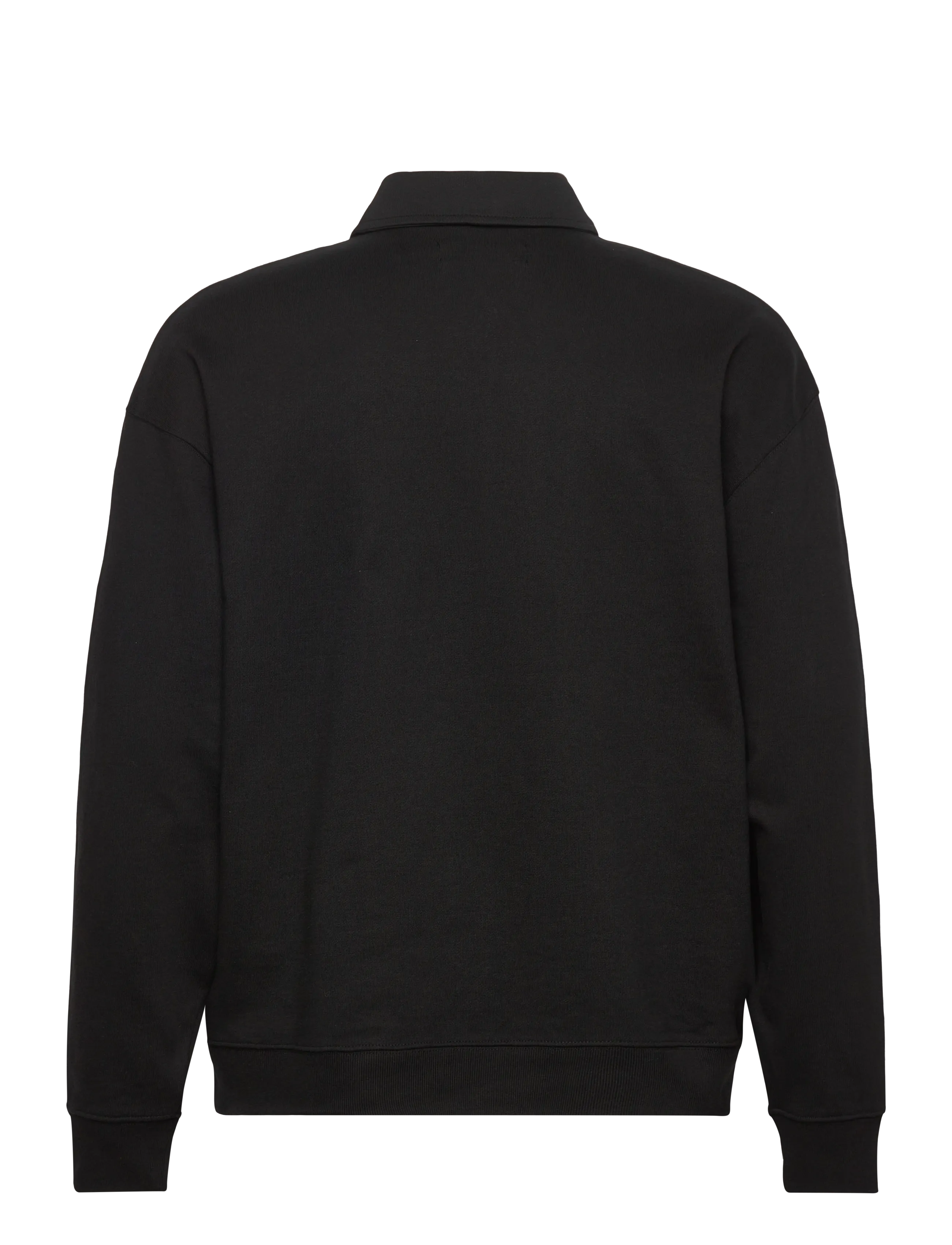 AllSaints - XANDER SWEAT POLO - sweatshirts - jet black - 2