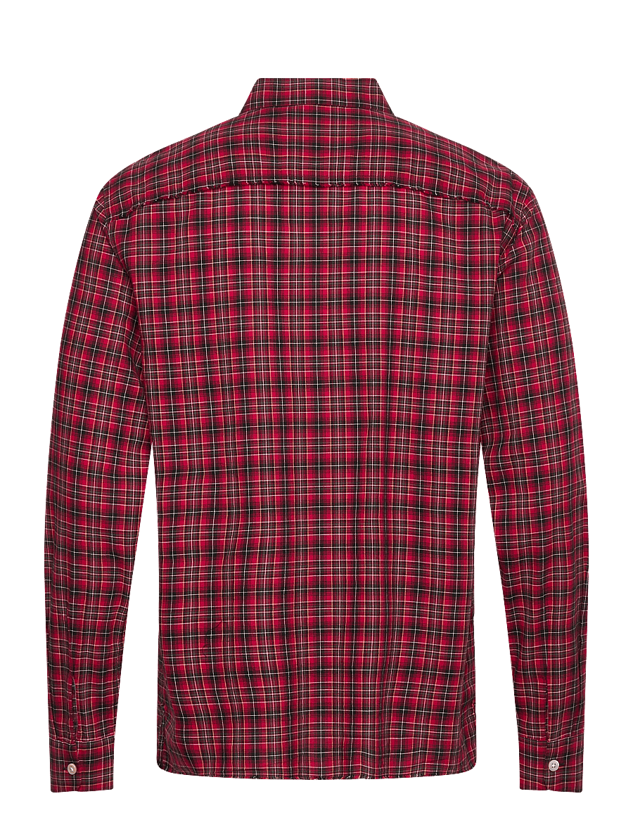 AllSaints - FELIX LS SHIRT - ruudulised särgid - claret red - 2