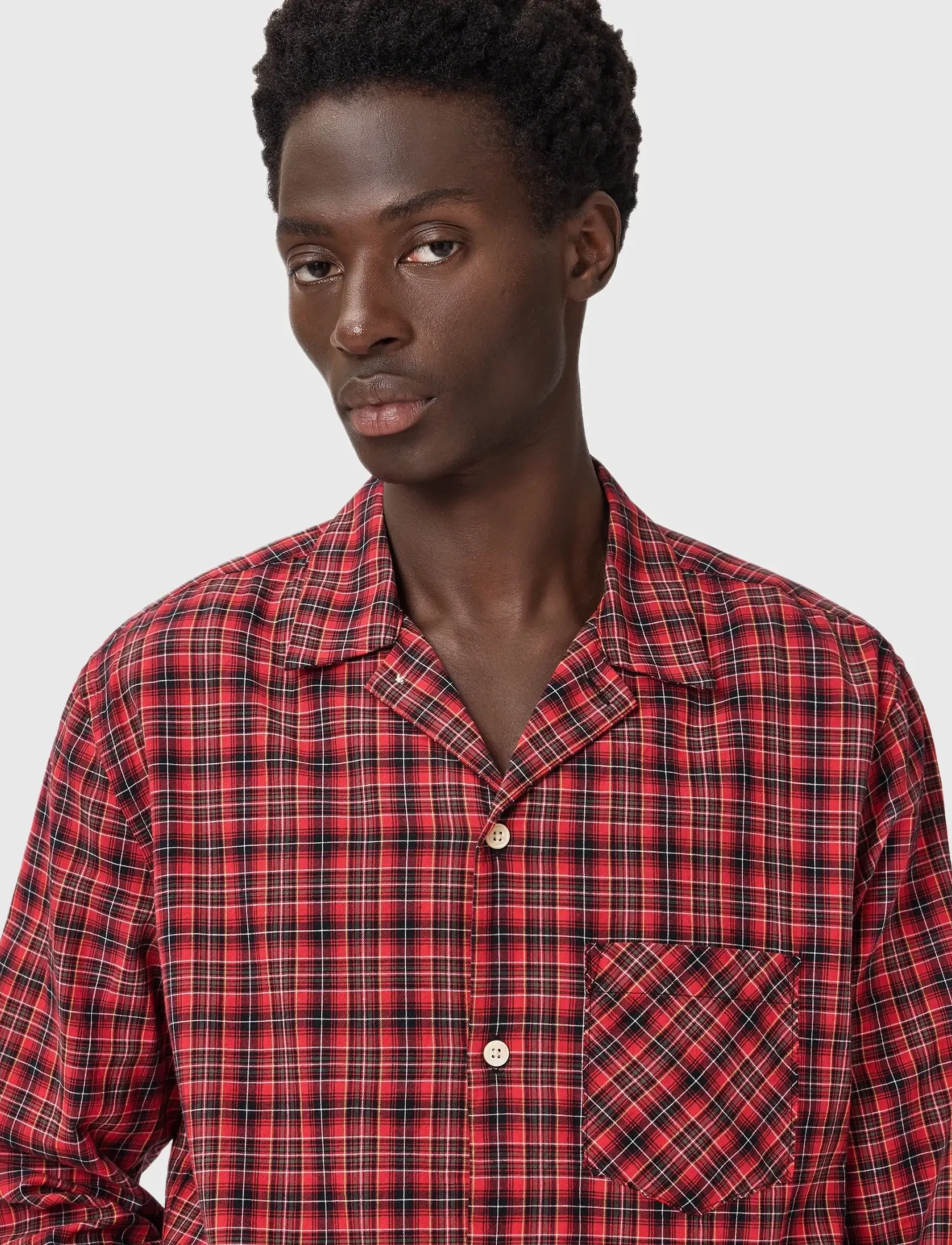 AllSaints - FELIX LS SHIRT - mehed - claret red - 5