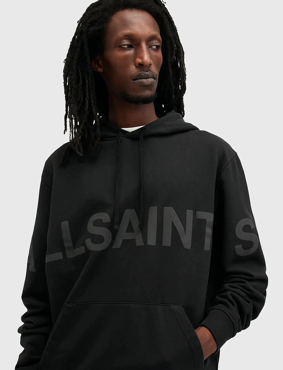 AllSaints - BIGGY OTH HOODY - sweats à capuche - jet black - 0