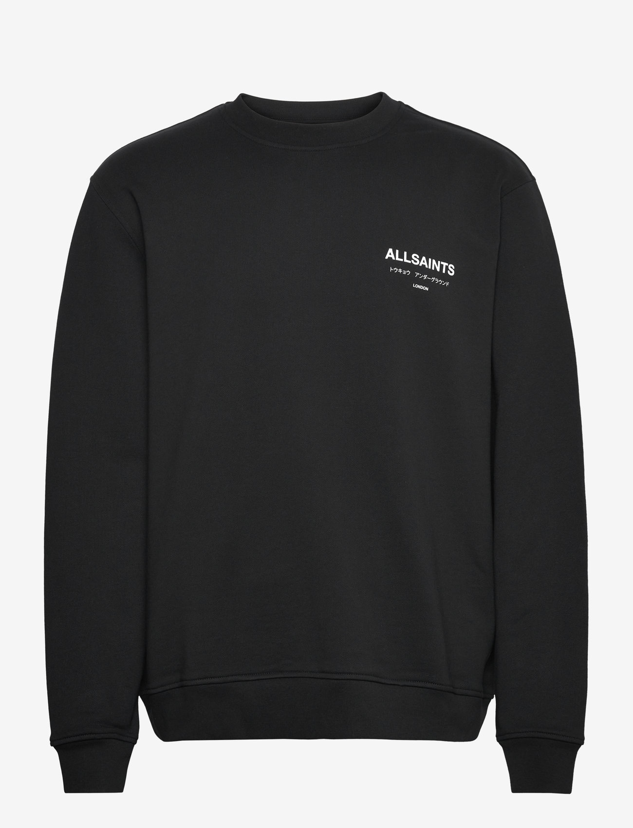 AllSaints - UNDERGROUND CREW - sweatshirts - 01 jet black - 0