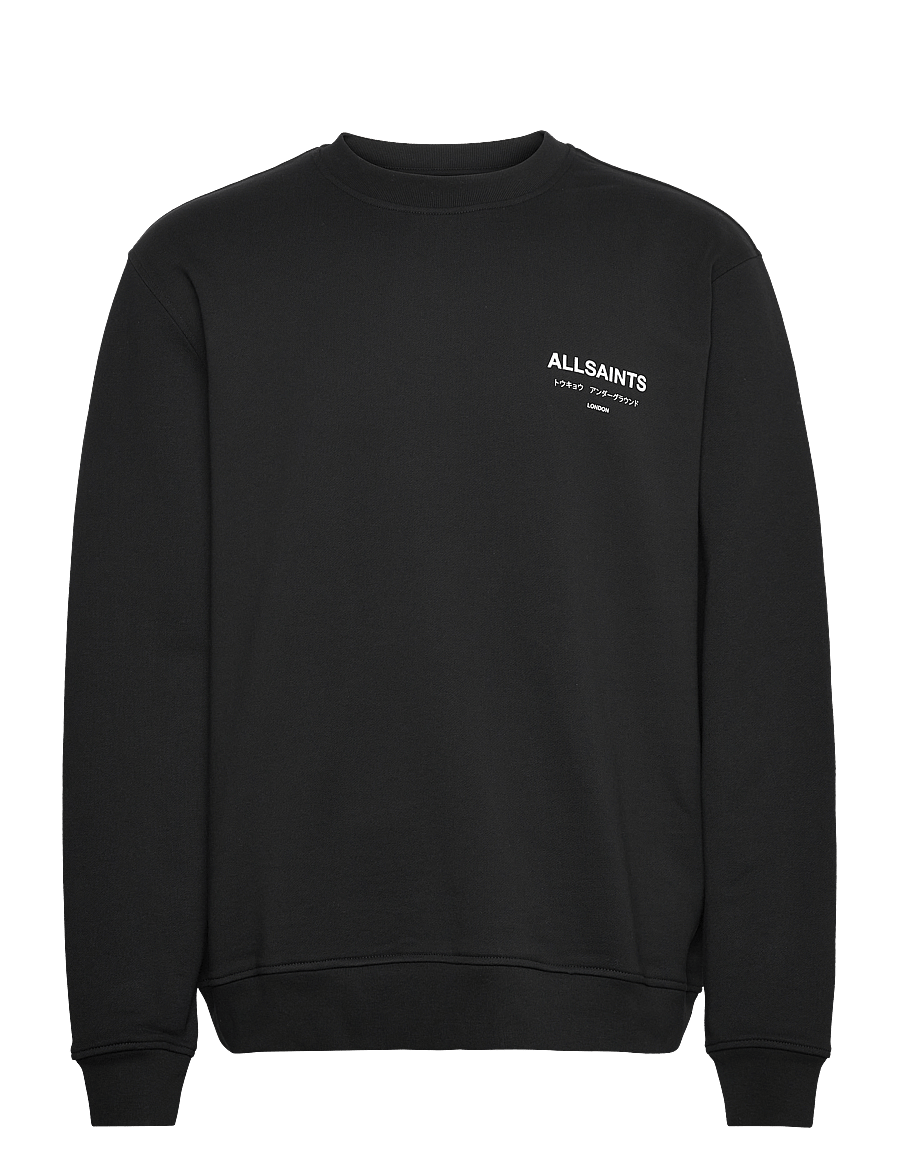 AllSaints - UNDERGROUND CREW - sweatshirts - 01 jet black - 1