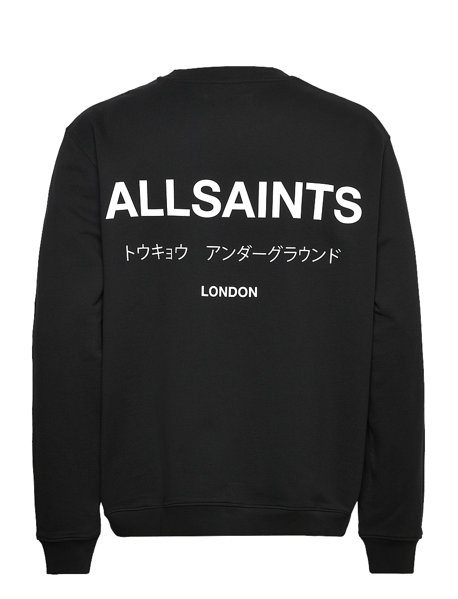 AllSaints - UNDERGROUND CREW - sweatshirts - 01 jet black - 2