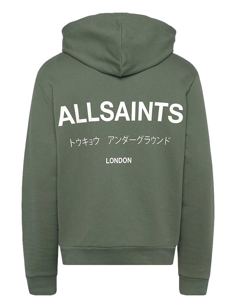AllSaints - UNDERGROUND - hoodies - 34 smokey green - 1
