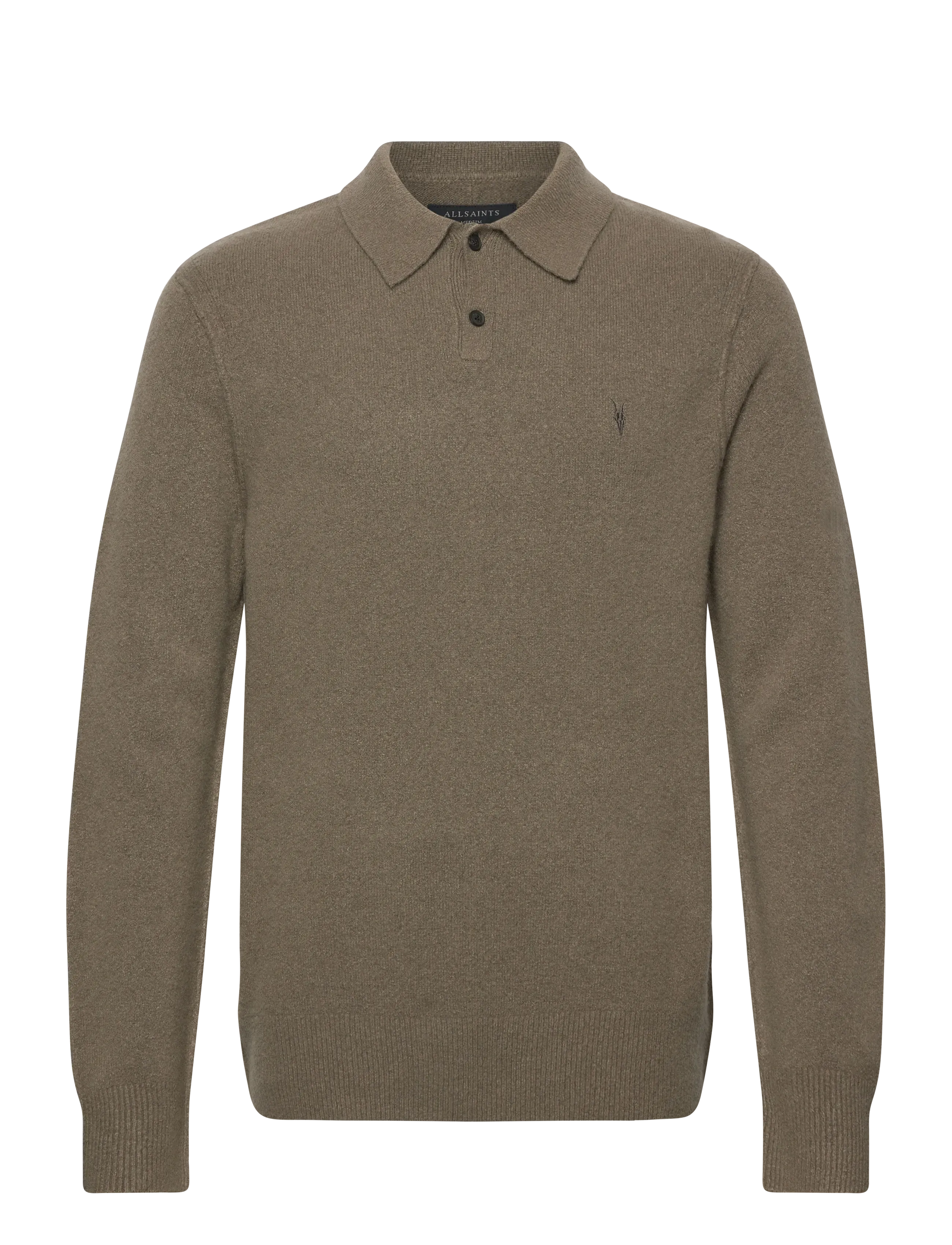 ALLSAINTS Statten Ls Polo Khaki - L - Herren