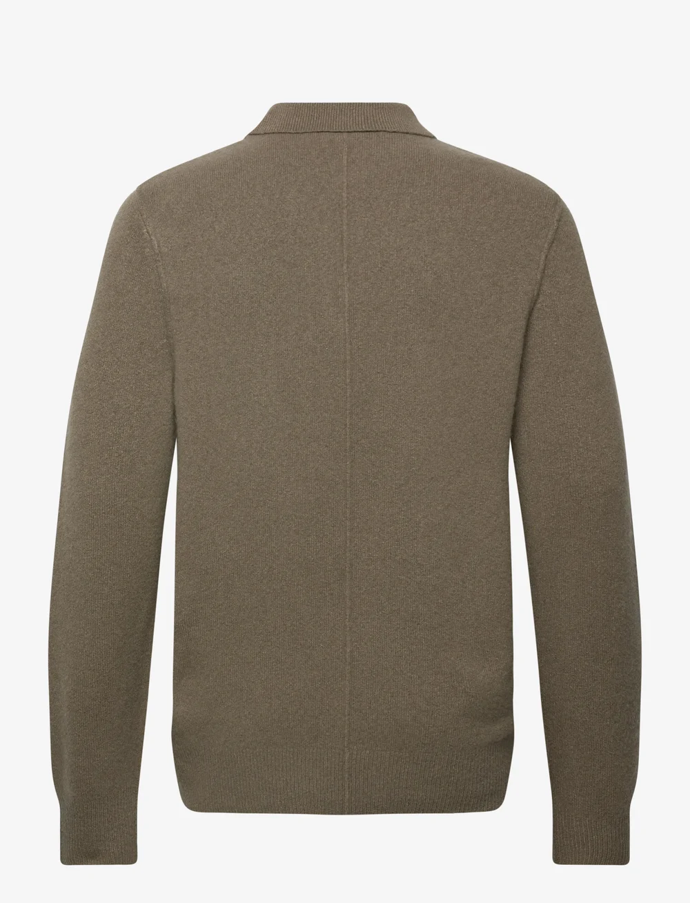 AllSaints - statten ls polo - knitted polos - dusky green - 1