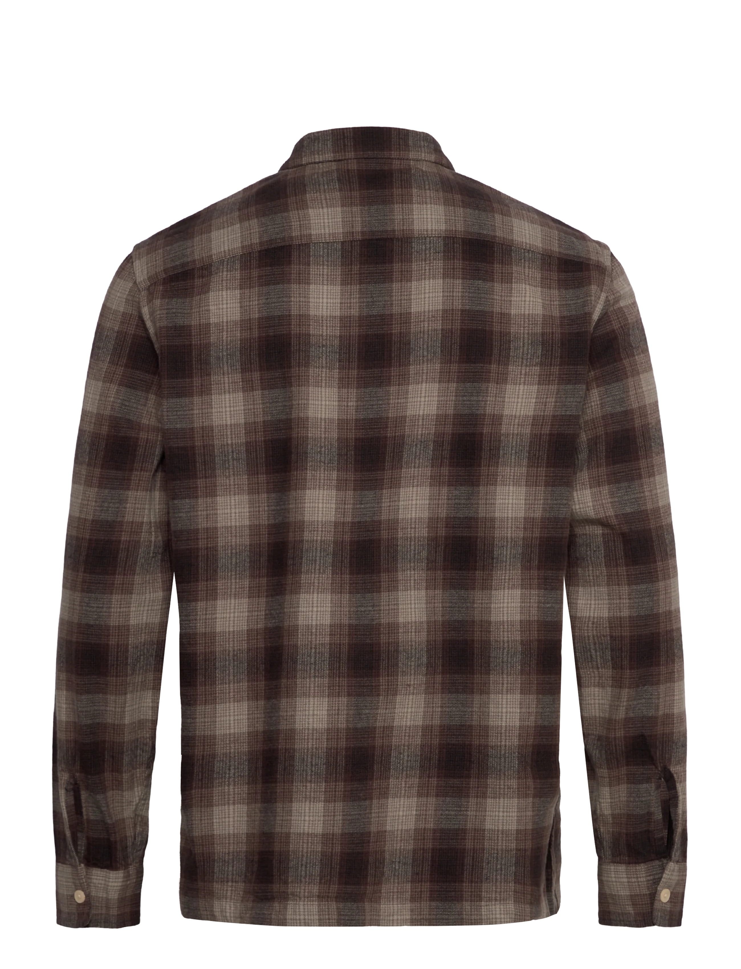 AllSaints - INIKO LS SHIRT - geruite overhemden - mole brown - 2