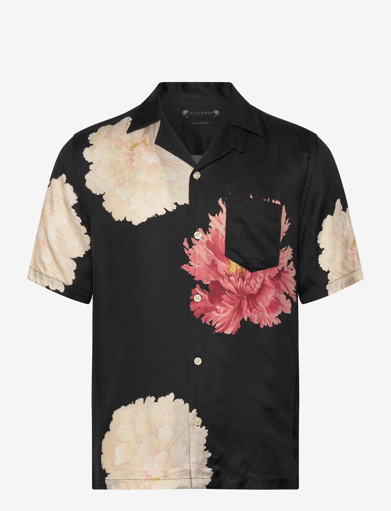 AllSaints - FLEUR - kurzarmhemden - 00 black - 0