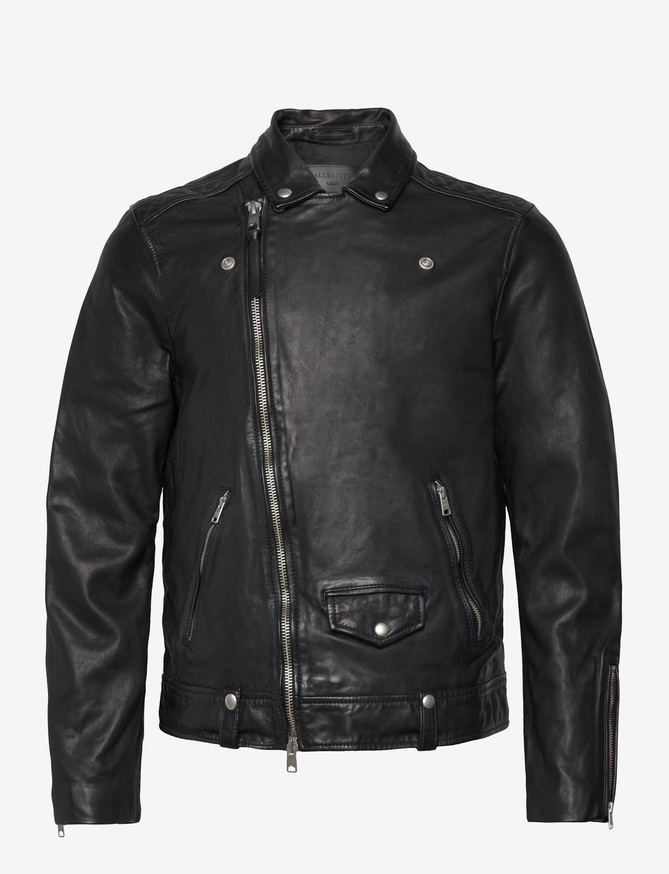 Allsaints Milo Biker Jacket All Saints Herren Lederjacke AllSaints