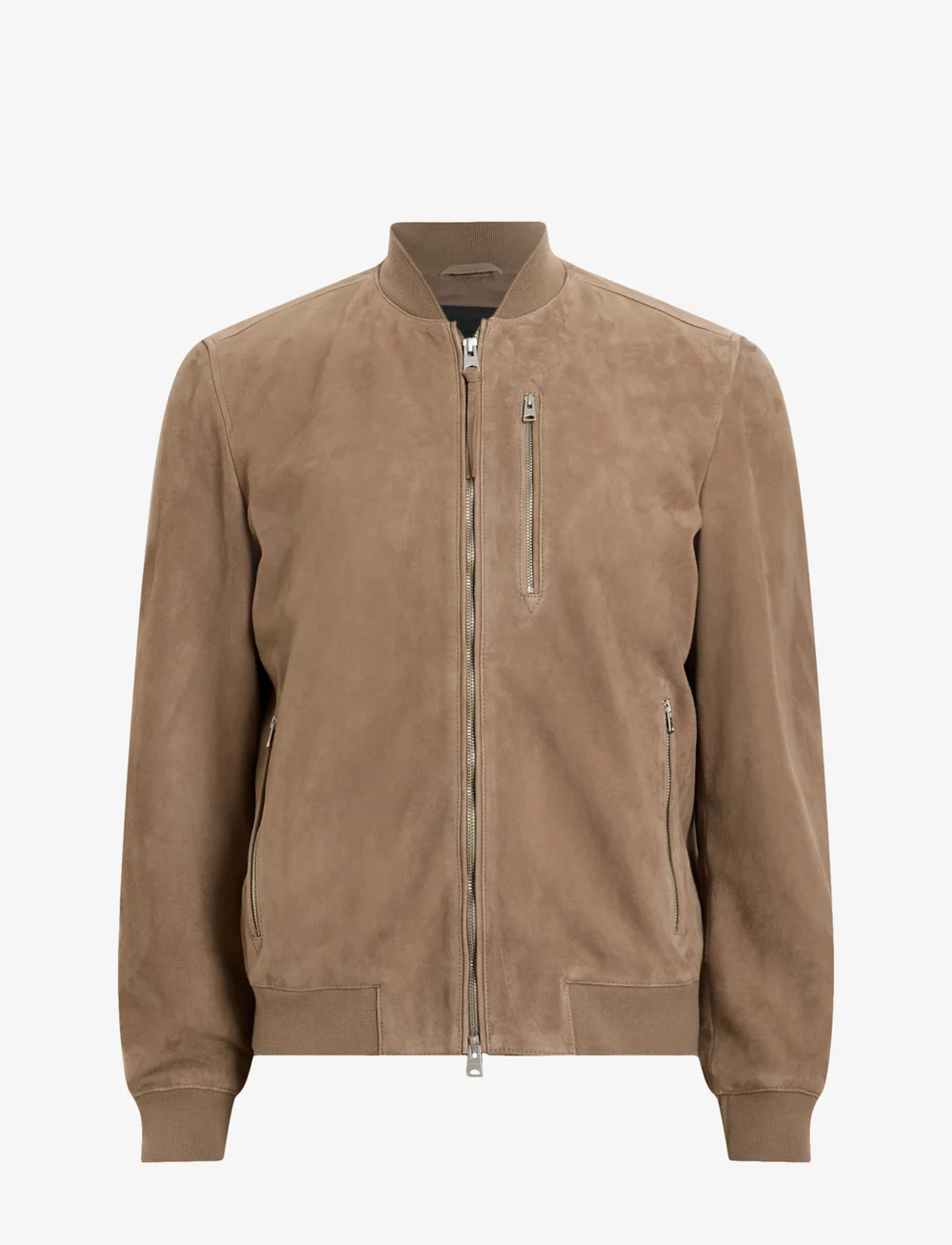 Allsaints suede bomber jacket clearance