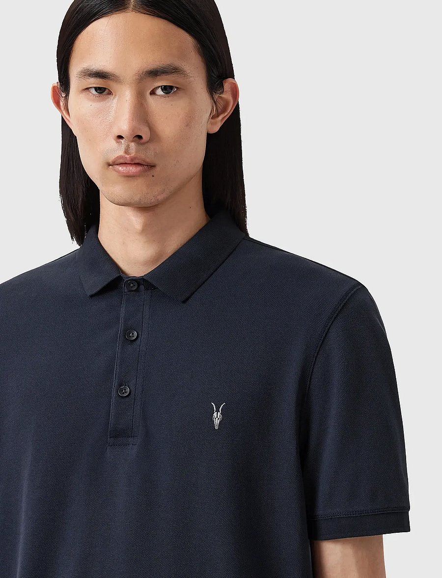 AllSaints - REFORM SS POLO 2 PAC - polo krekli ar īsām piedurknēm - optic white/blue - 3