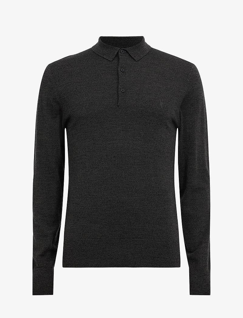 AllSaints Mode Merino Ls Polo – knitted polos – shop at Booztlet