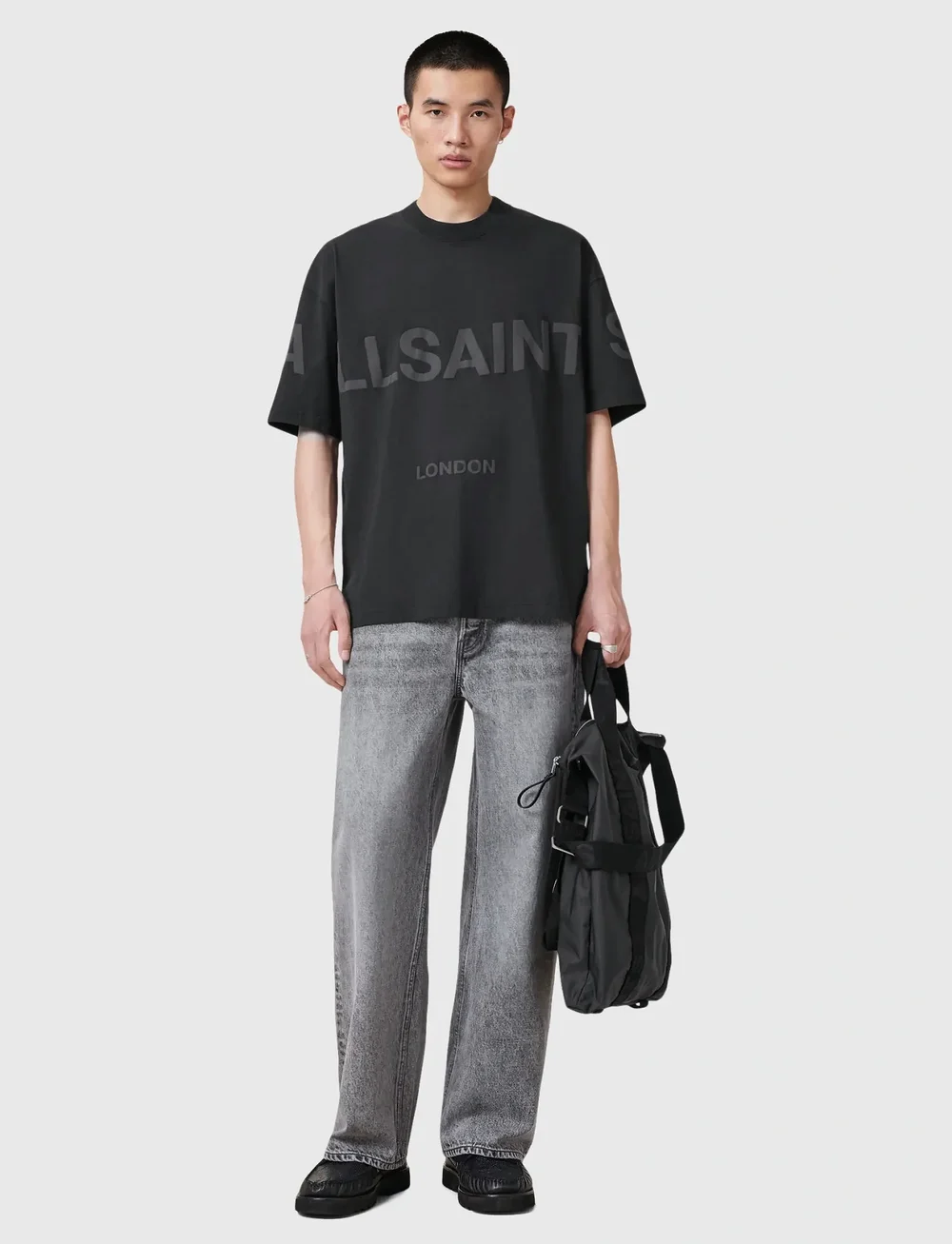 AllSaints - BIGGY - kurzärmelig - 01 jet black - 3