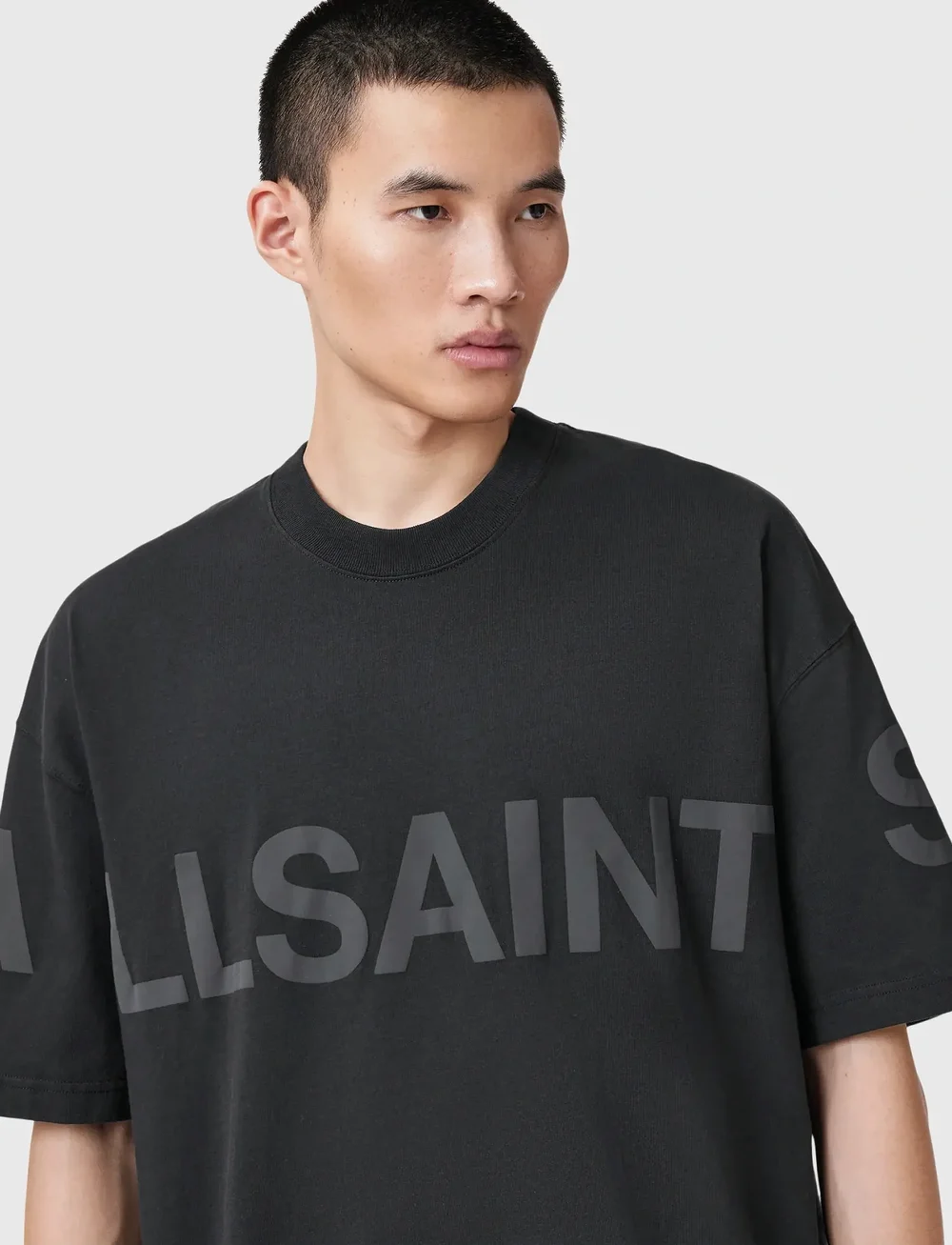 AllSaints - BIGGY - kurzärmelig - 01 jet black - 4