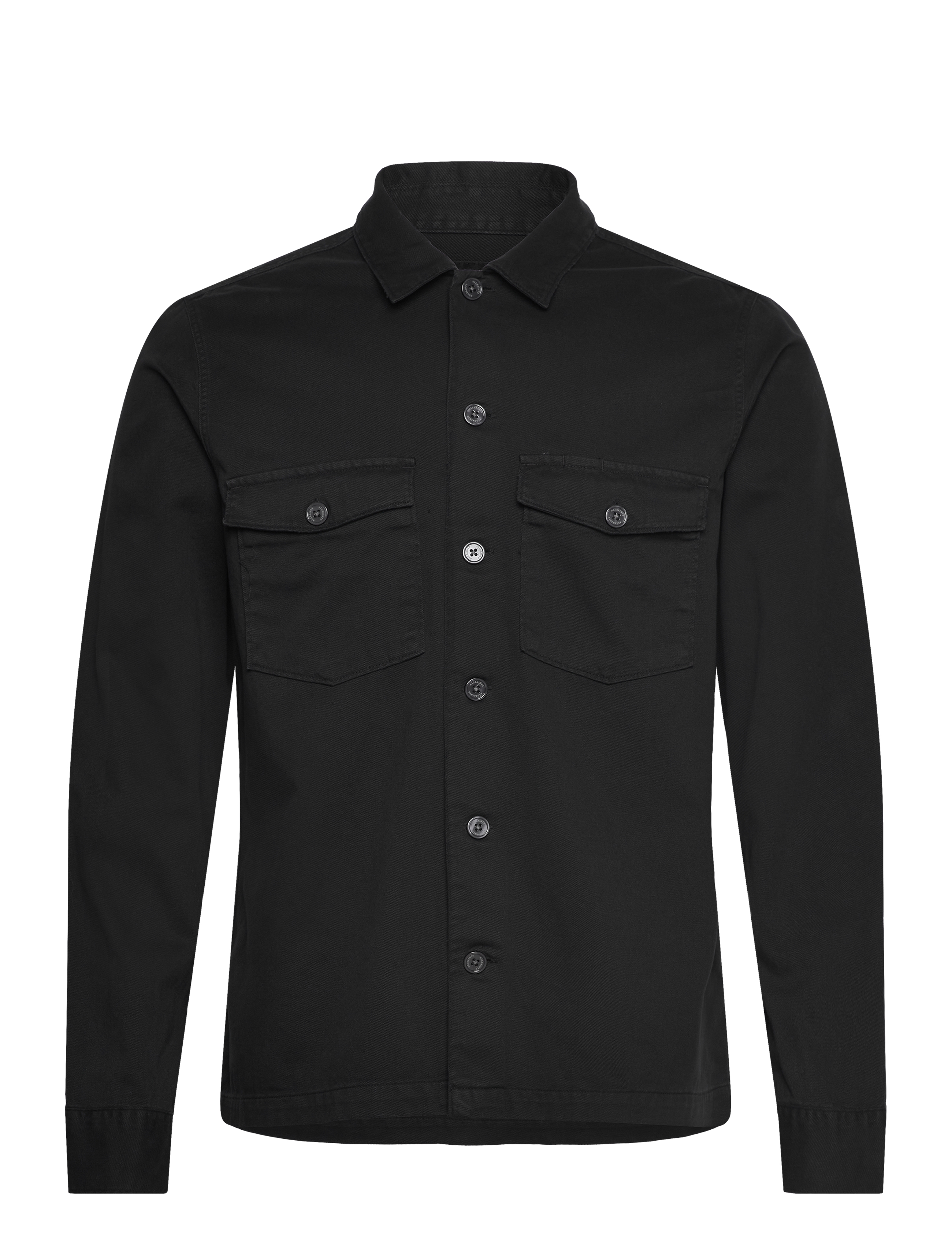 ALLSAINTS Spotter Ls Shirt Schwarz - M - Herren