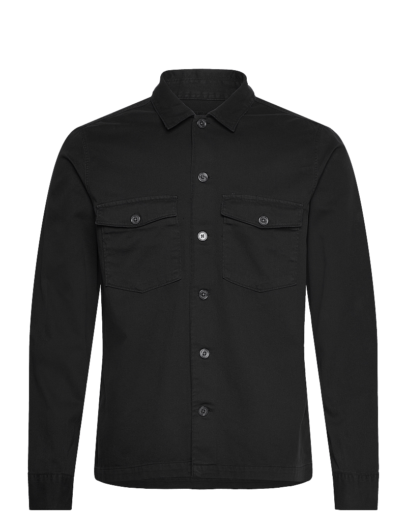 AllSaints - SPOTTER LS SHIRT - casual hemden - black - 0