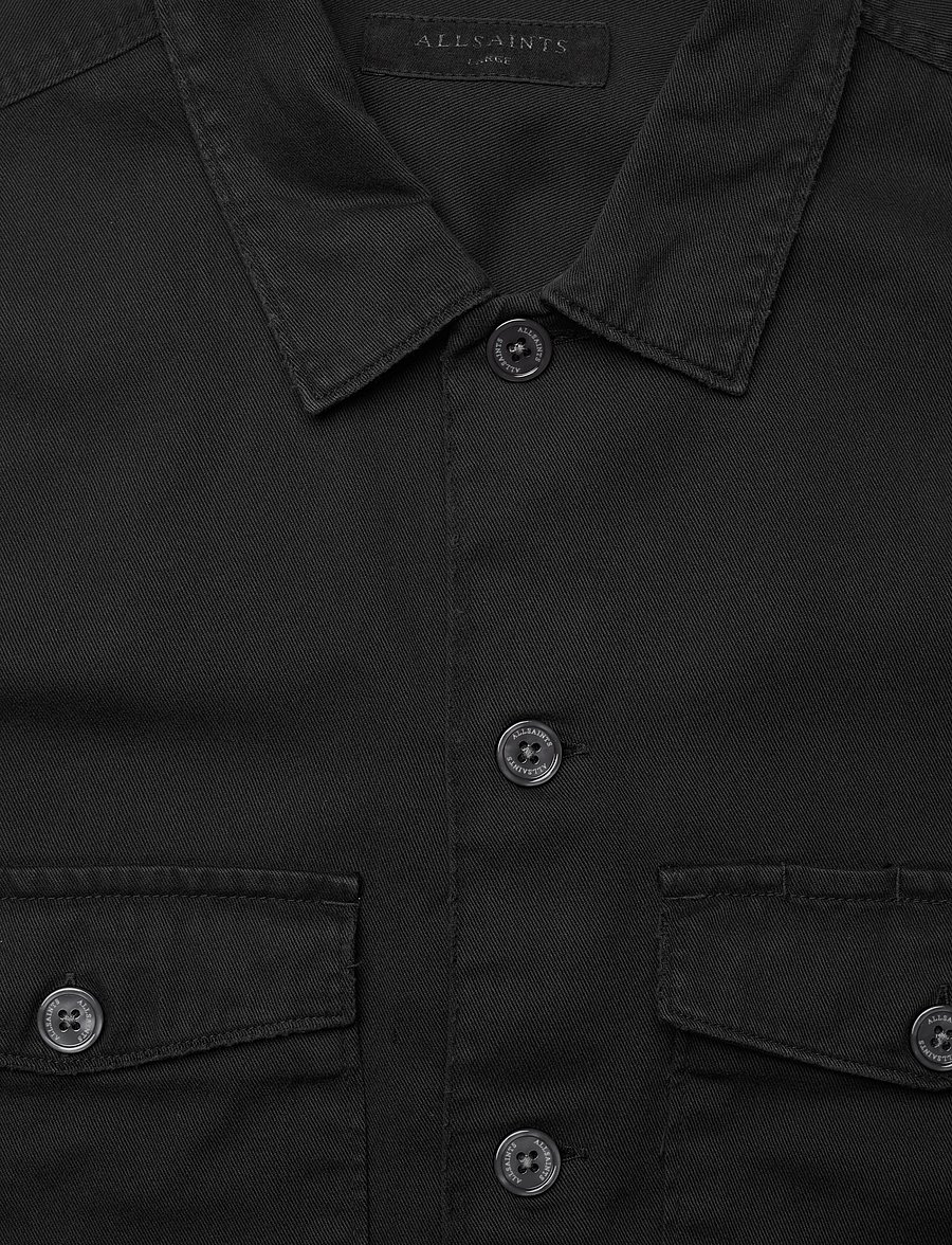 AllSaints - SPOTTER LS SHIRT - ikdienas krekli - black - 2