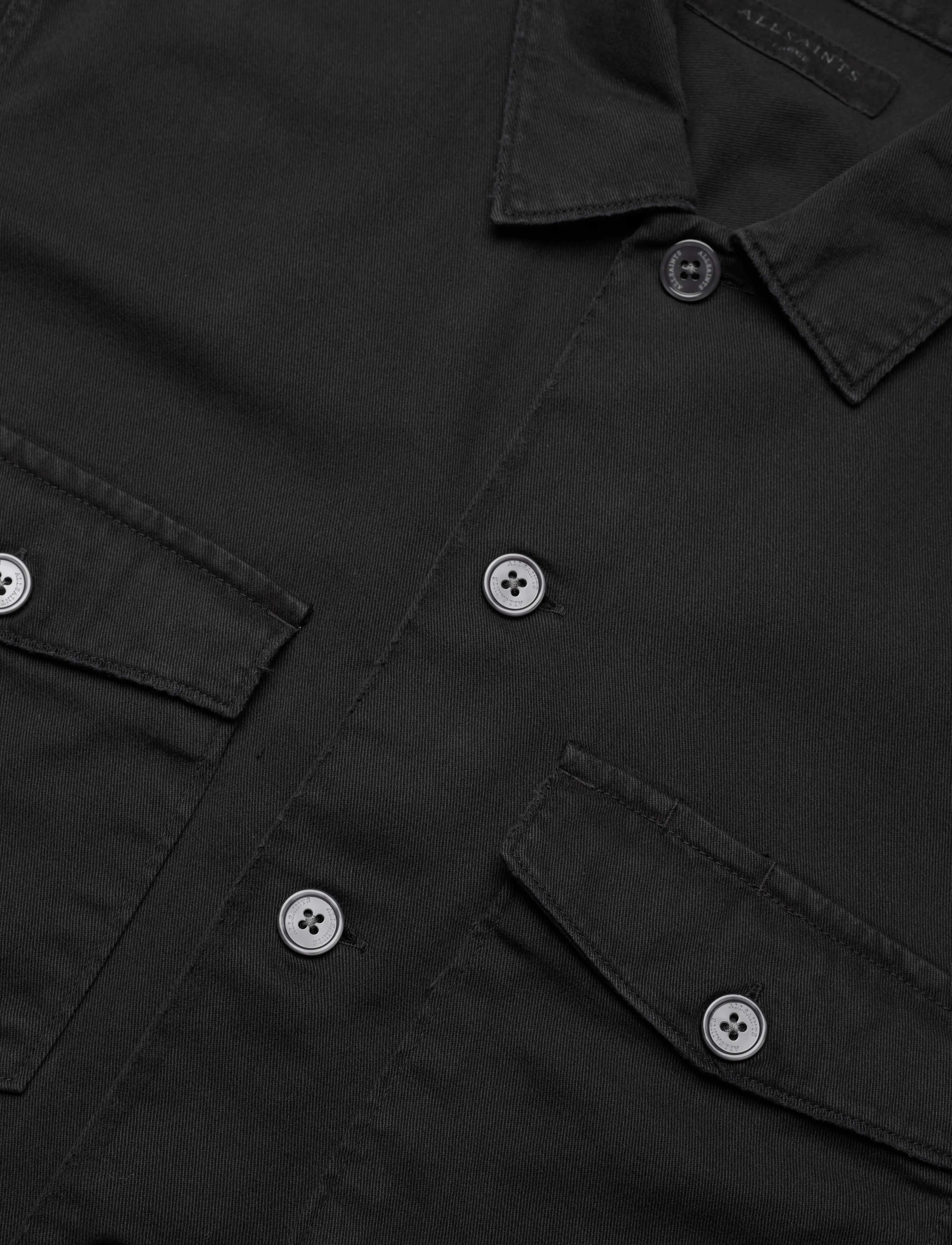 AllSaints - SPOTTER LS SHIRT - ikdienas krekli - black - 3